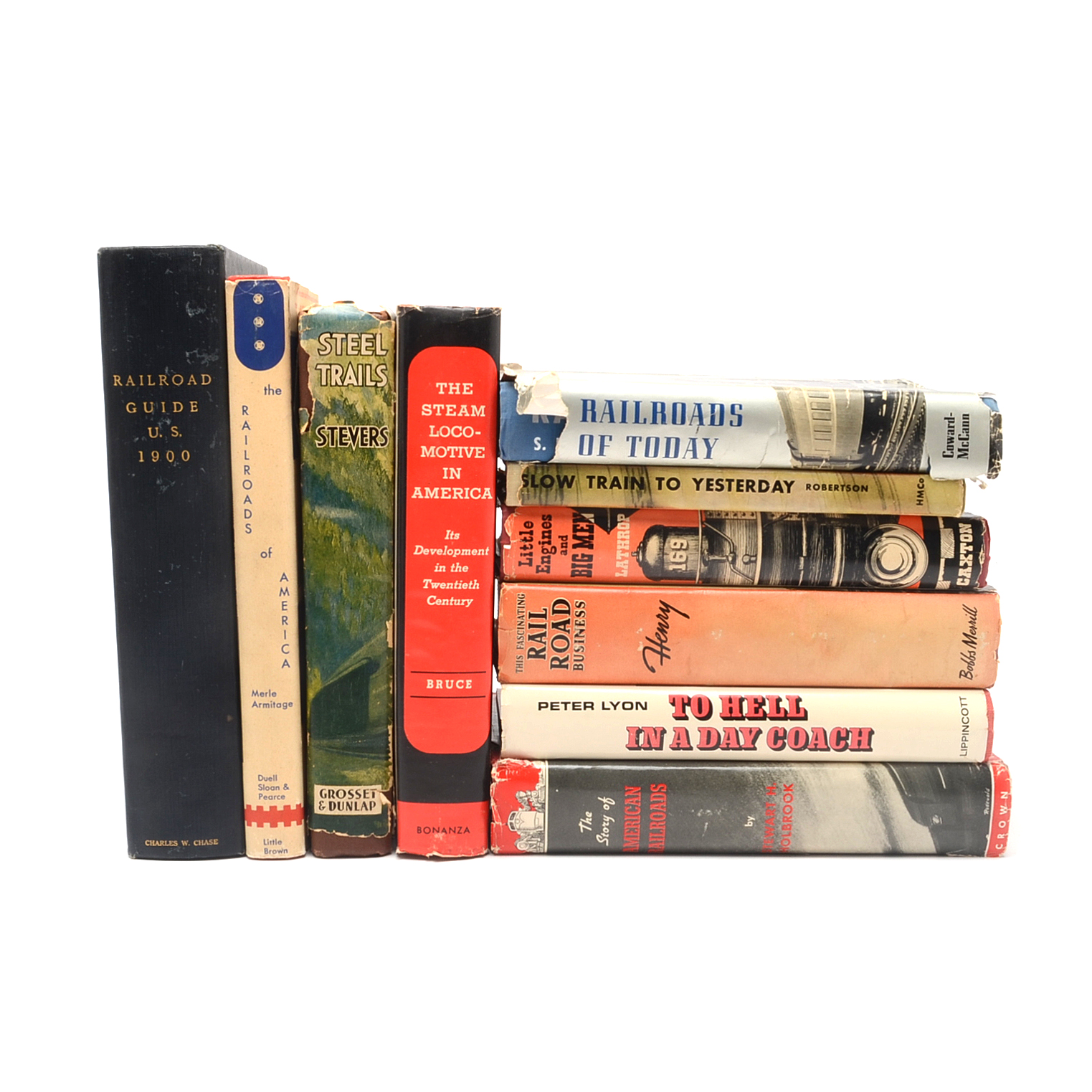 Vintage Railroad Hardcover Book Group