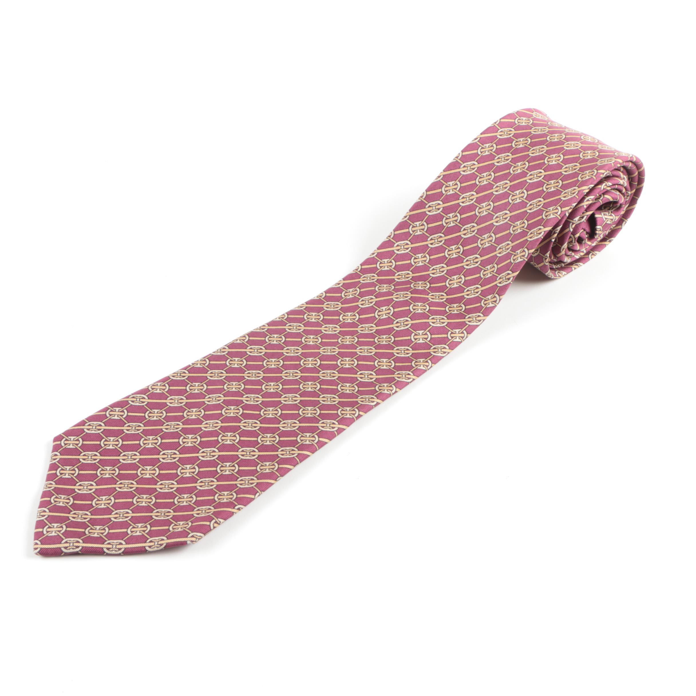 Vintage Hermès Silk Necktie