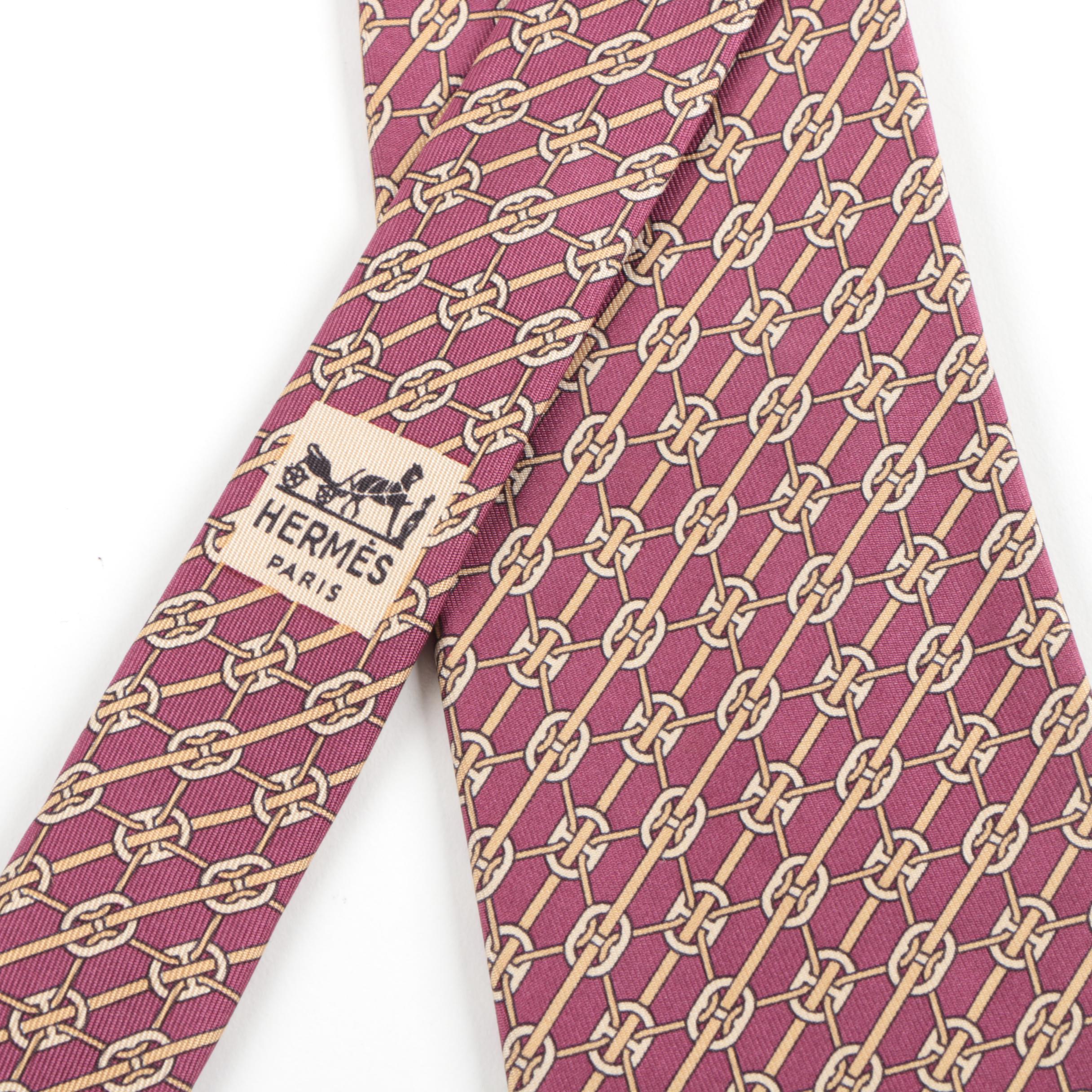 Vintage Hermès Silk Necktie