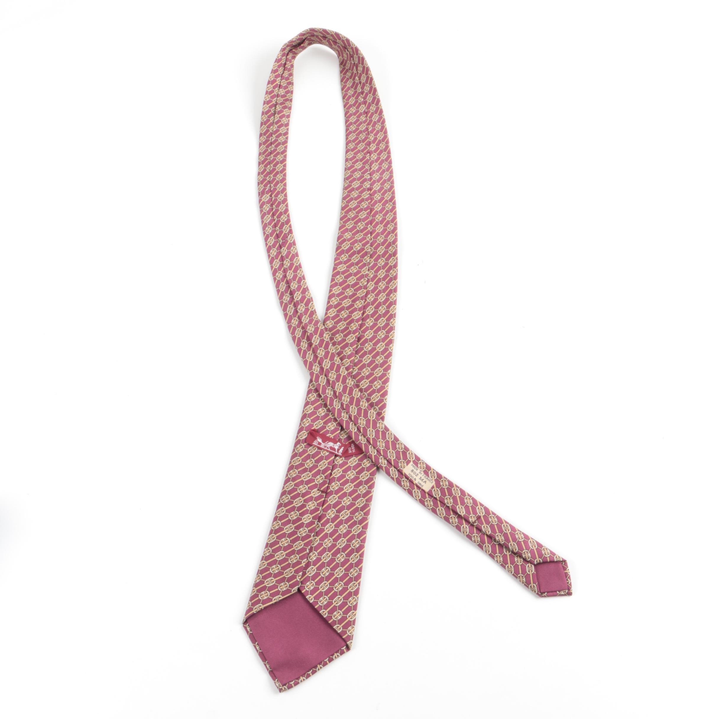 Vintage Hermès Silk Necktie