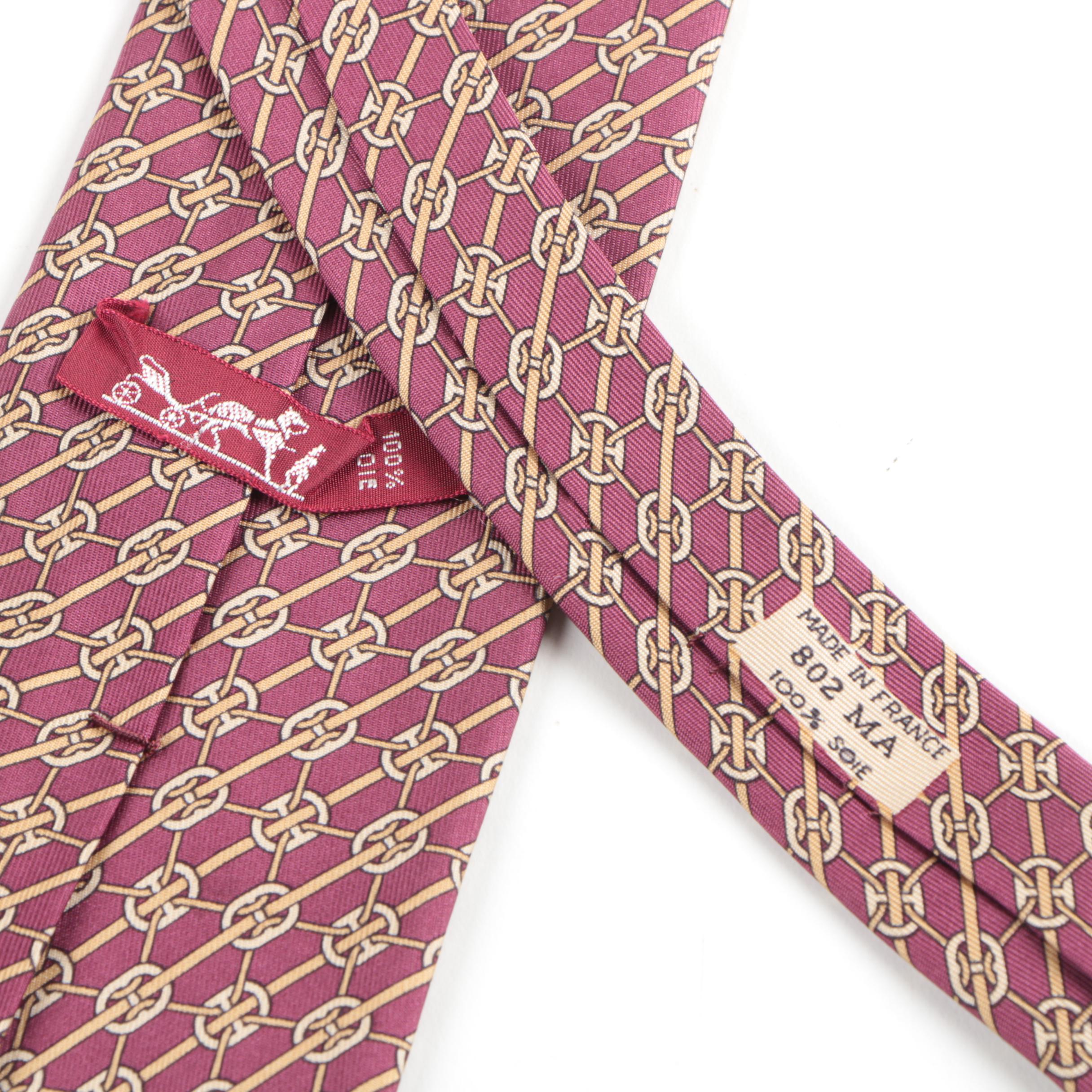 Vintage Hermès Silk Necktie