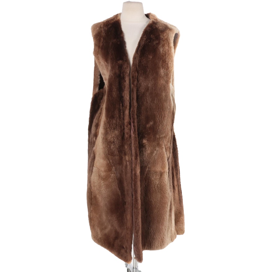 Women's Sheared Beaver Fur Vest
