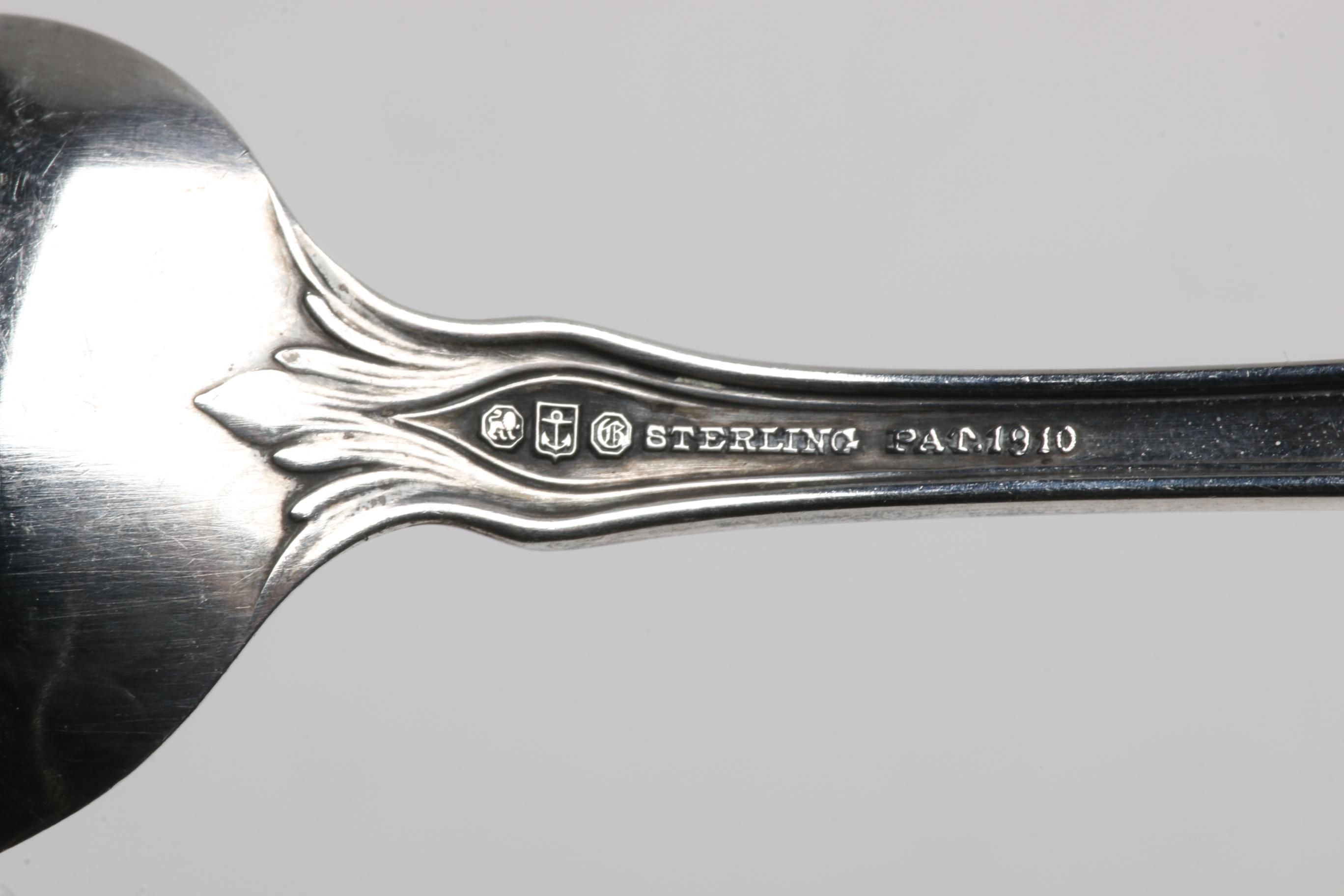 Whiting and International Silver Co. Sterling Silver Spoons
