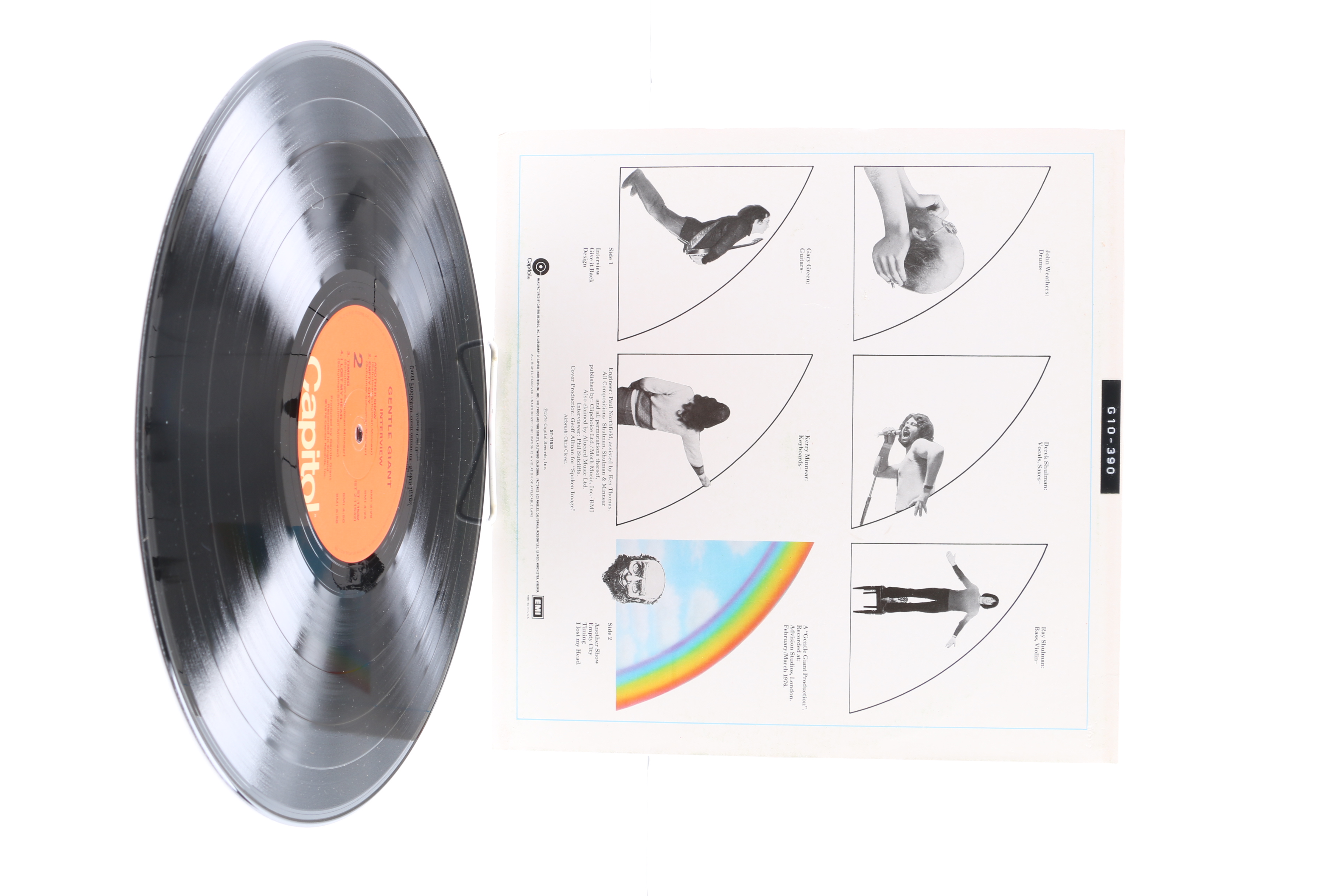 Gentle Giant LPs Including "The Missing Piece" and "Interview"