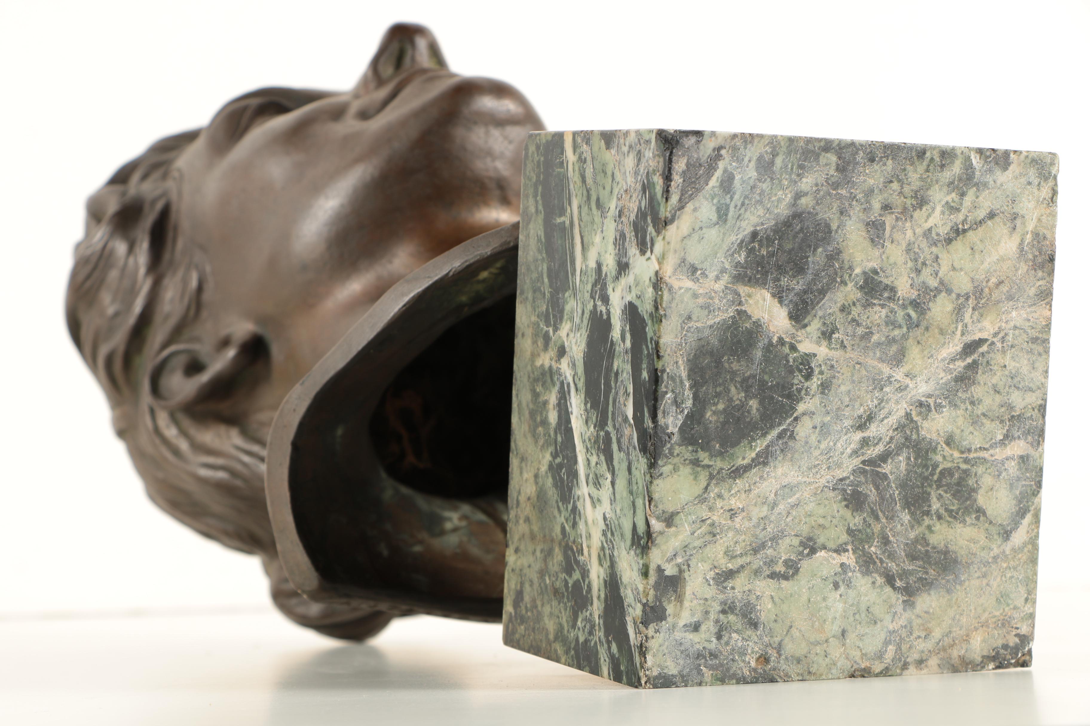 Helen Zelezny-Scholz 1958 Bronze Bust on Marble Base