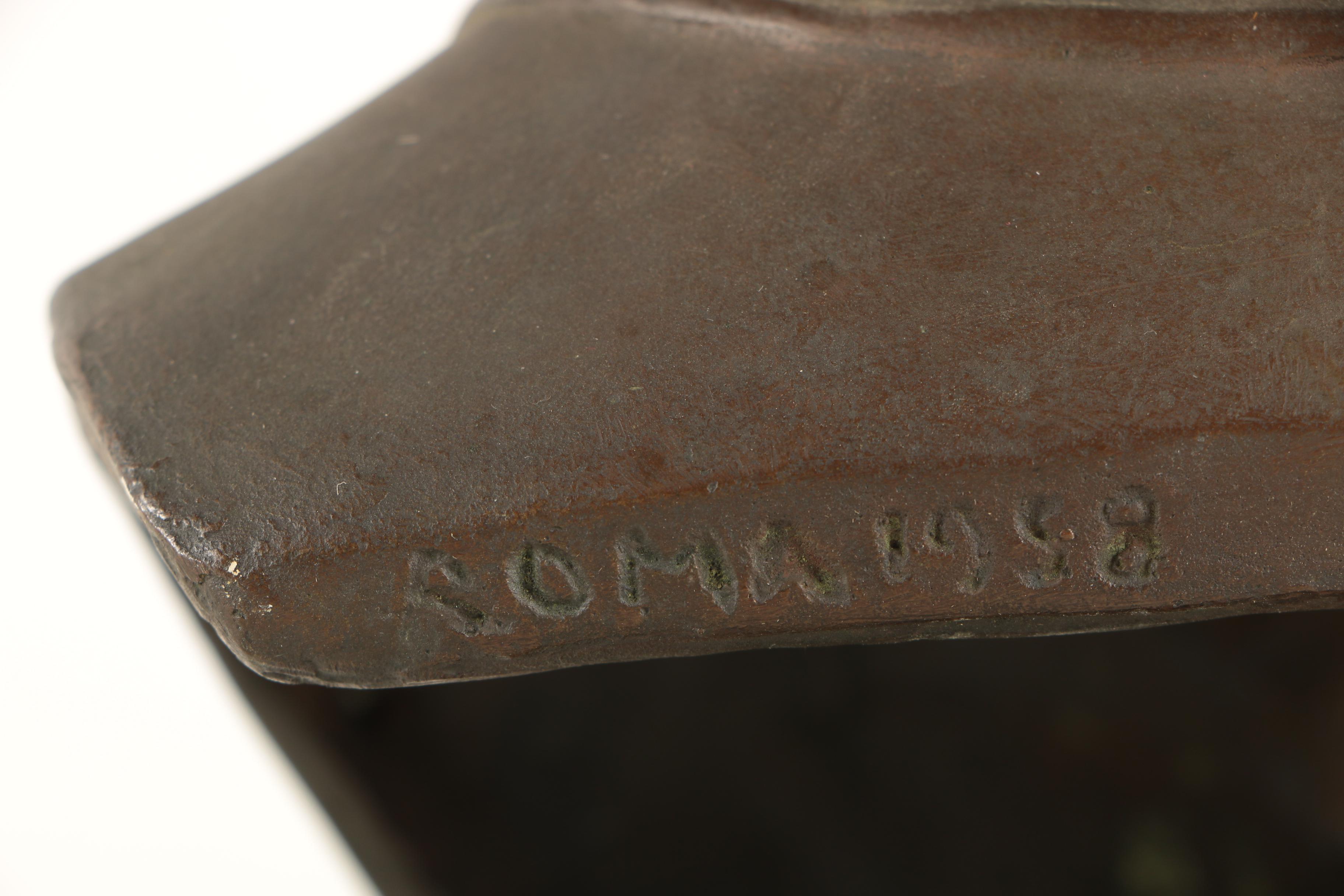 Helen Zelezny-Scholz 1958 Bronze Bust on Marble Base