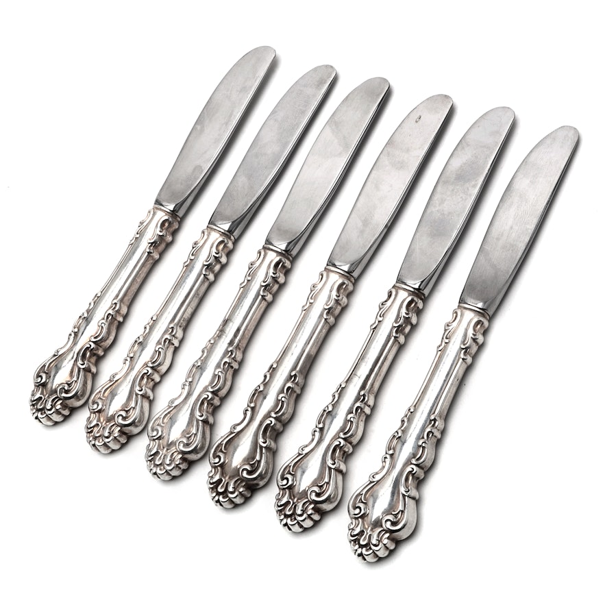 Reed & Barton Sterling Handled "Spanish Baroque" Butter Knives