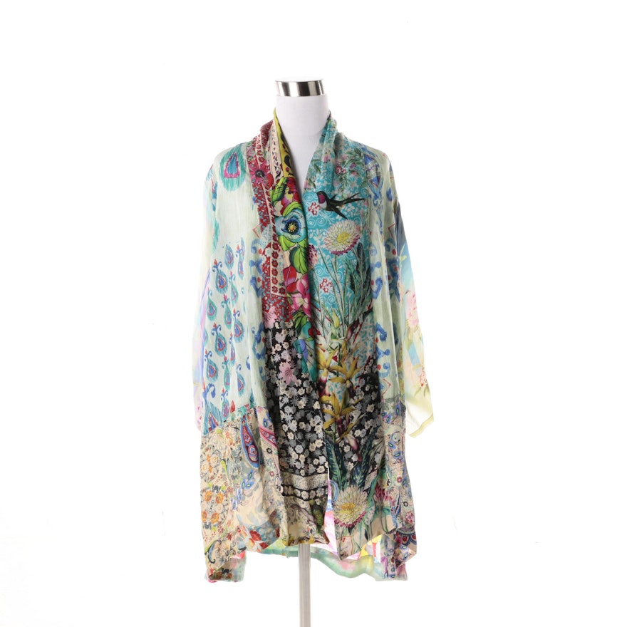 Women's Johnny Was Silk Chiffon Jacket