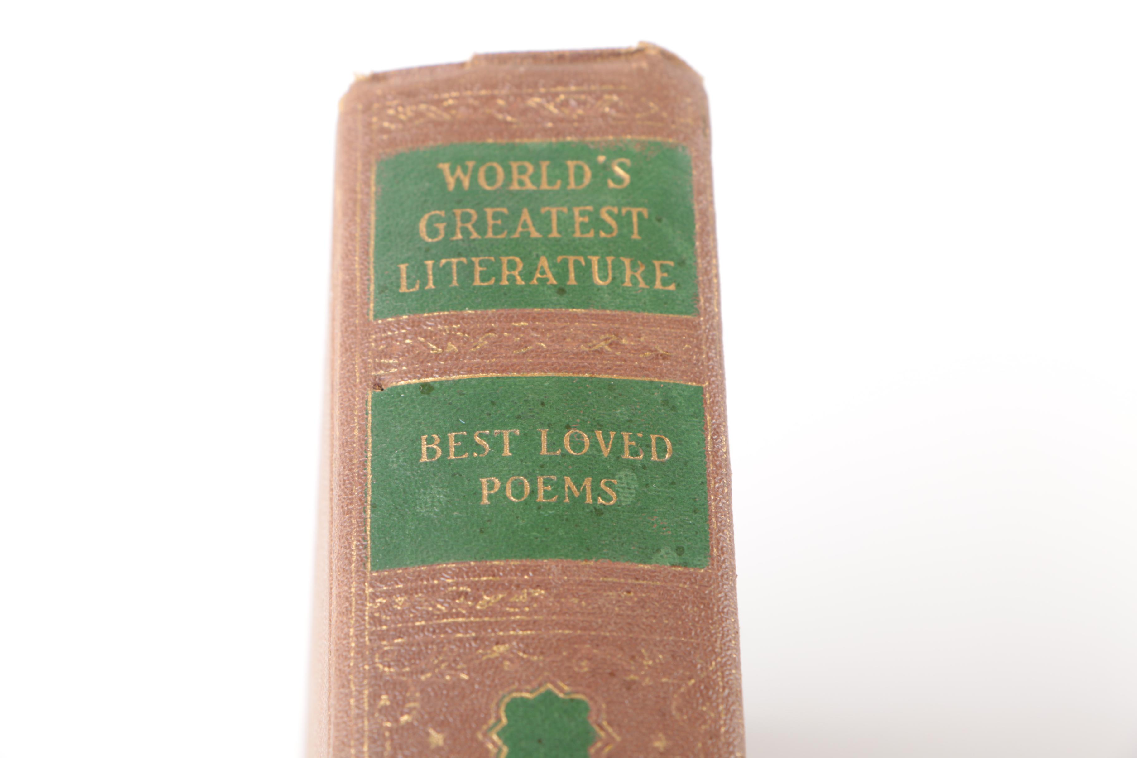 Three Volumes of "World's Greatest Literature"