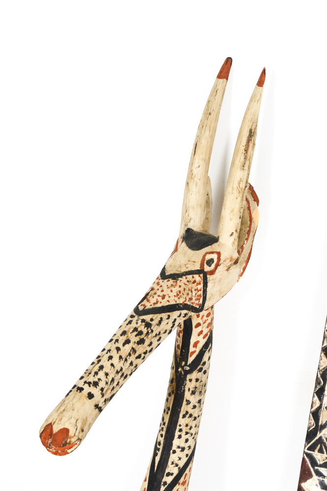Southern Bwa Owl Mask and Northern Kurumba Adoné Headdress