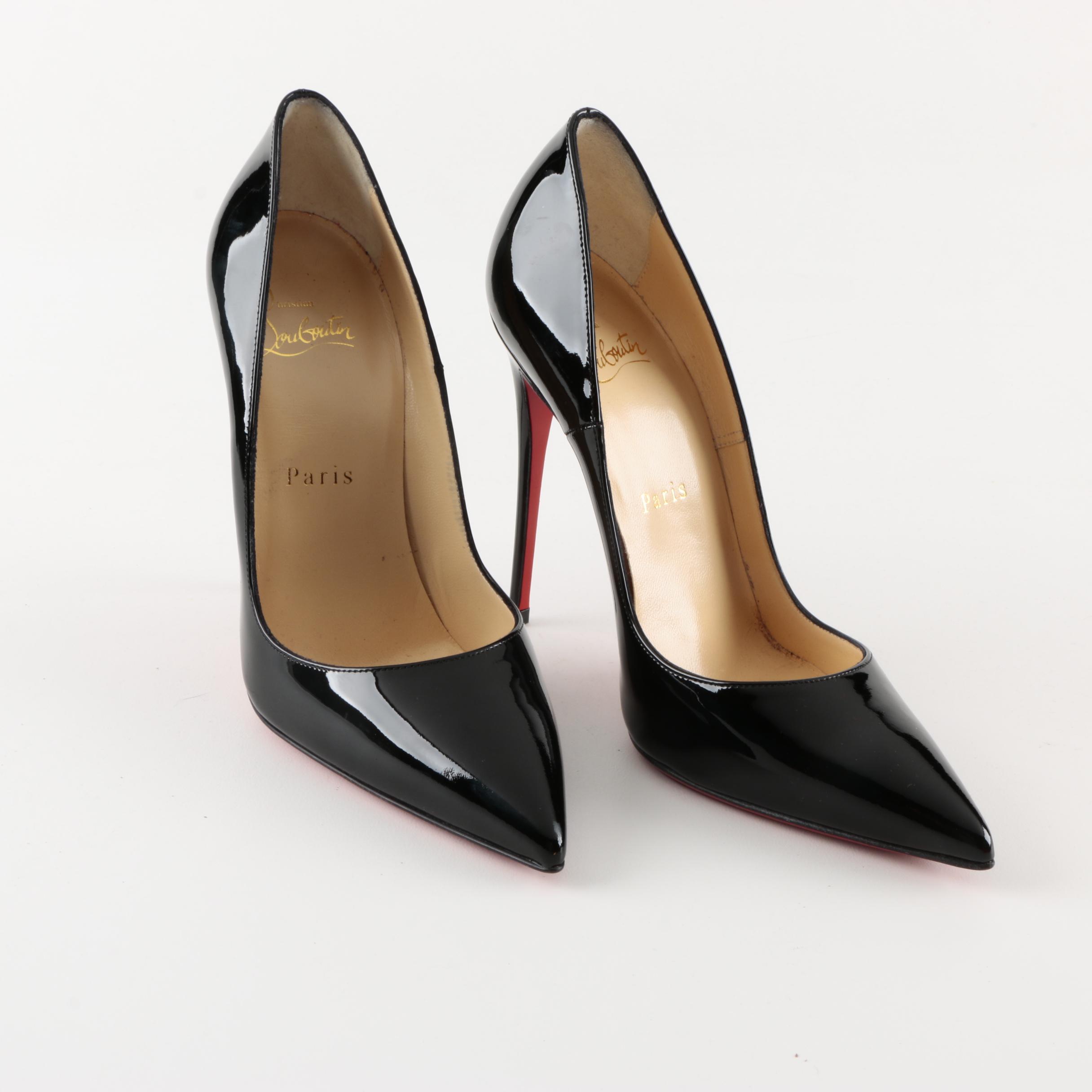 Christian Louboutin So Kate 120 Patent Leather Pumps