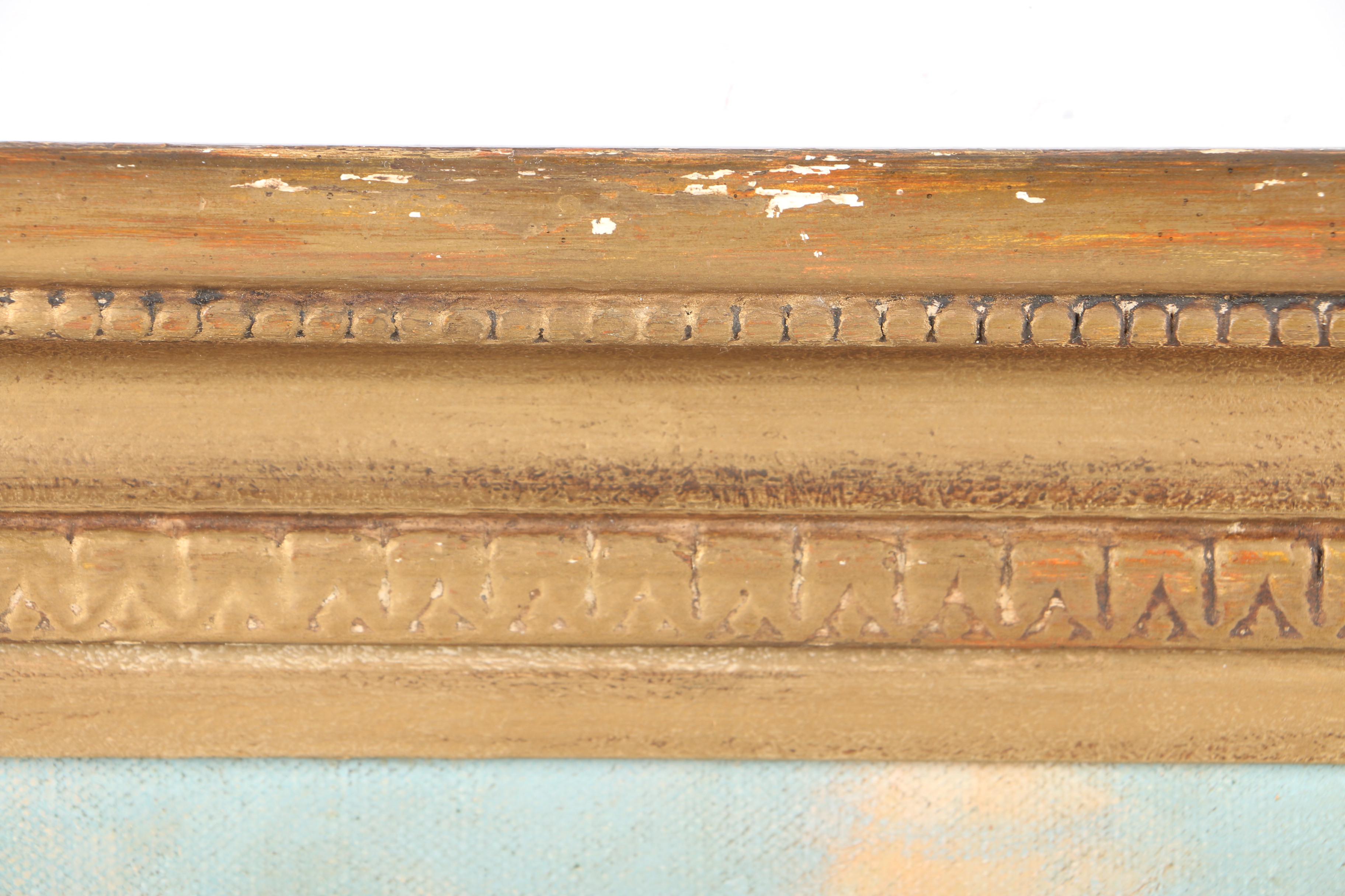 Henry Ravel Oil Painting on Canvas Board Coastal Scene