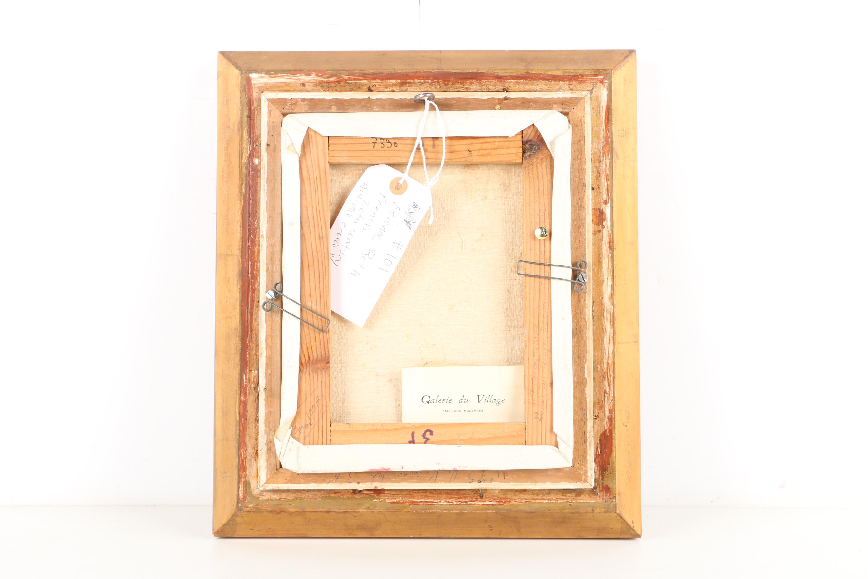 Etienne Roth Oil Painting on Canvas of Portrait