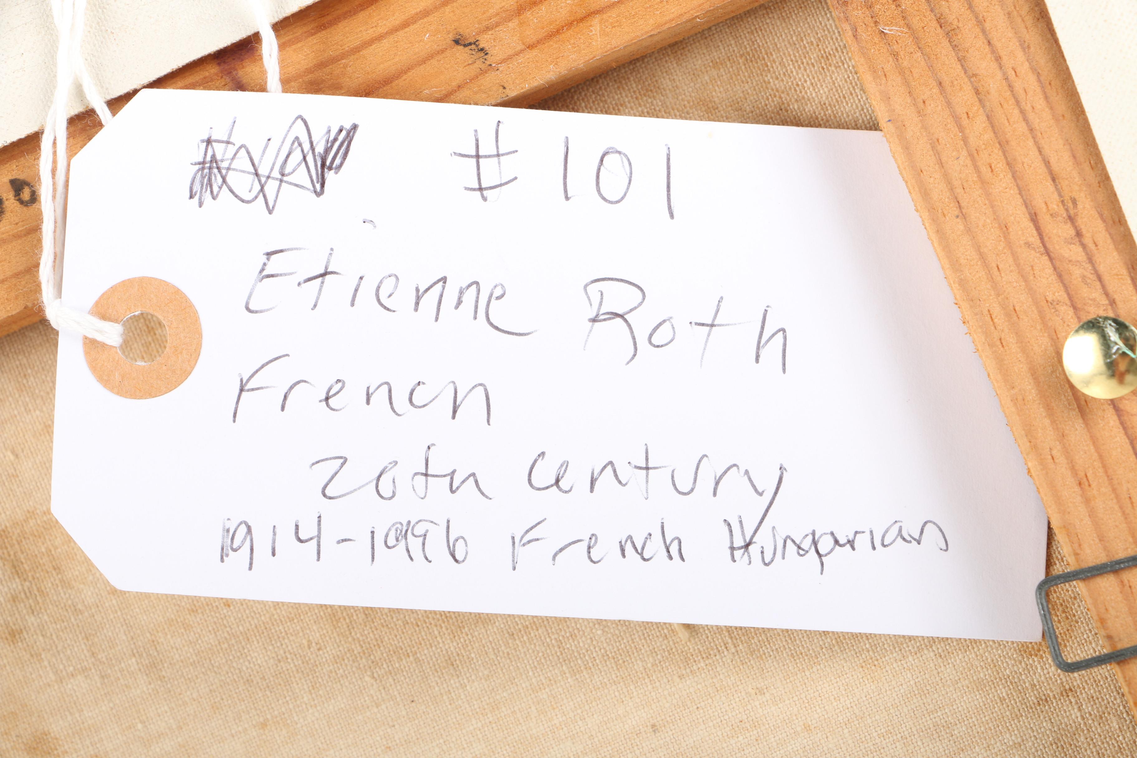 Etienne Roth Oil Painting on Canvas of Portrait