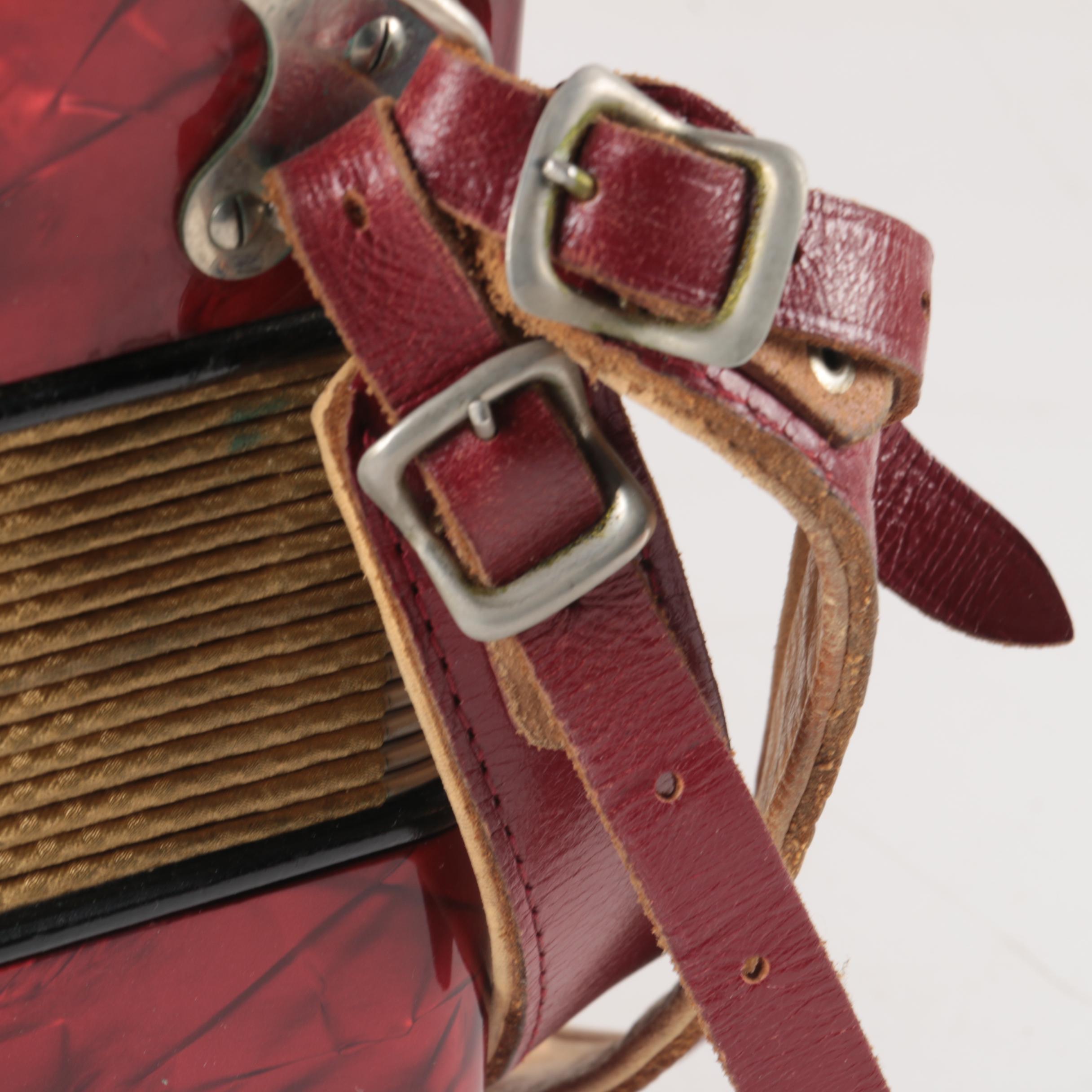 Hohner Concerto II Accordion with Case and Sheet Music