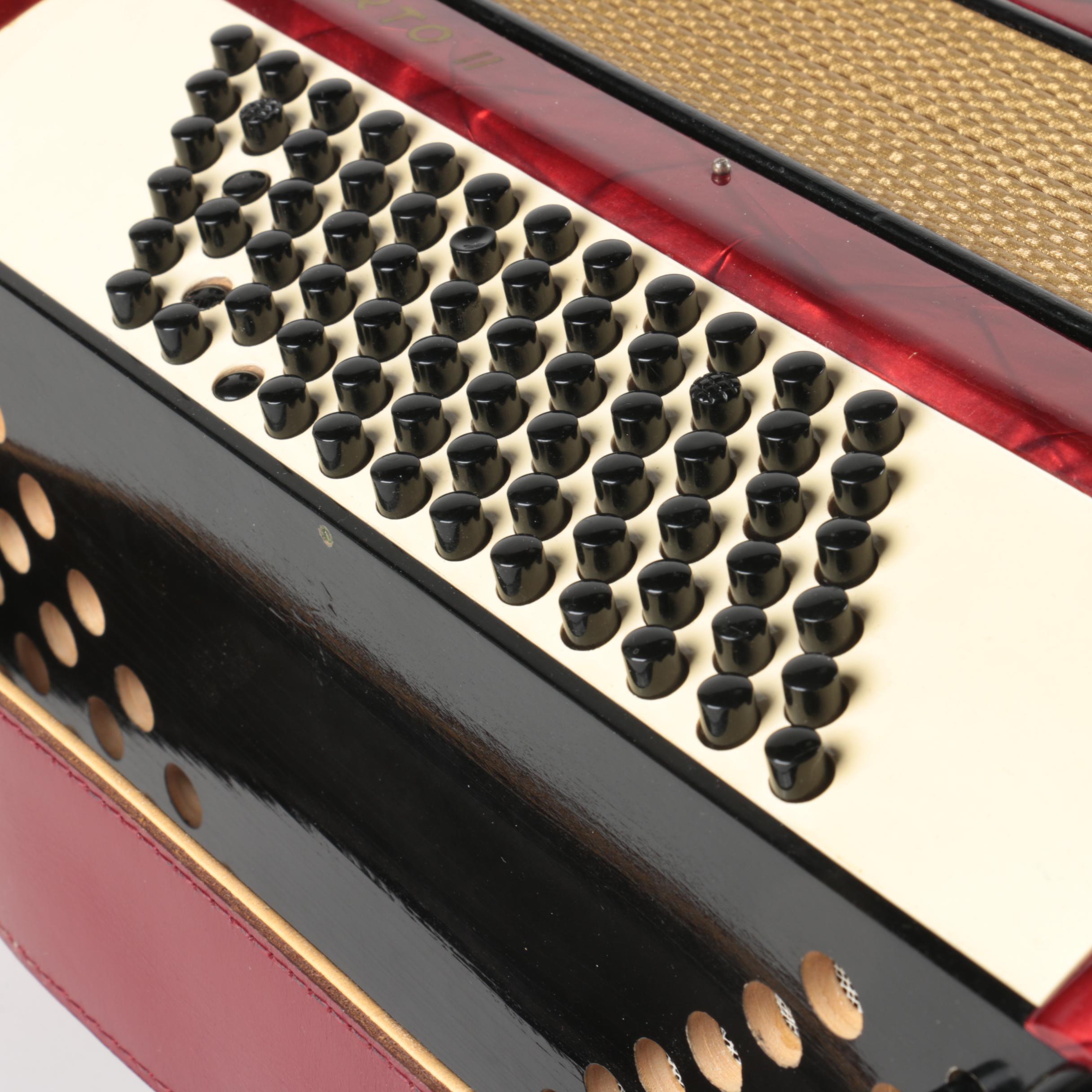 Hohner Concerto II Accordion with Case and Sheet Music