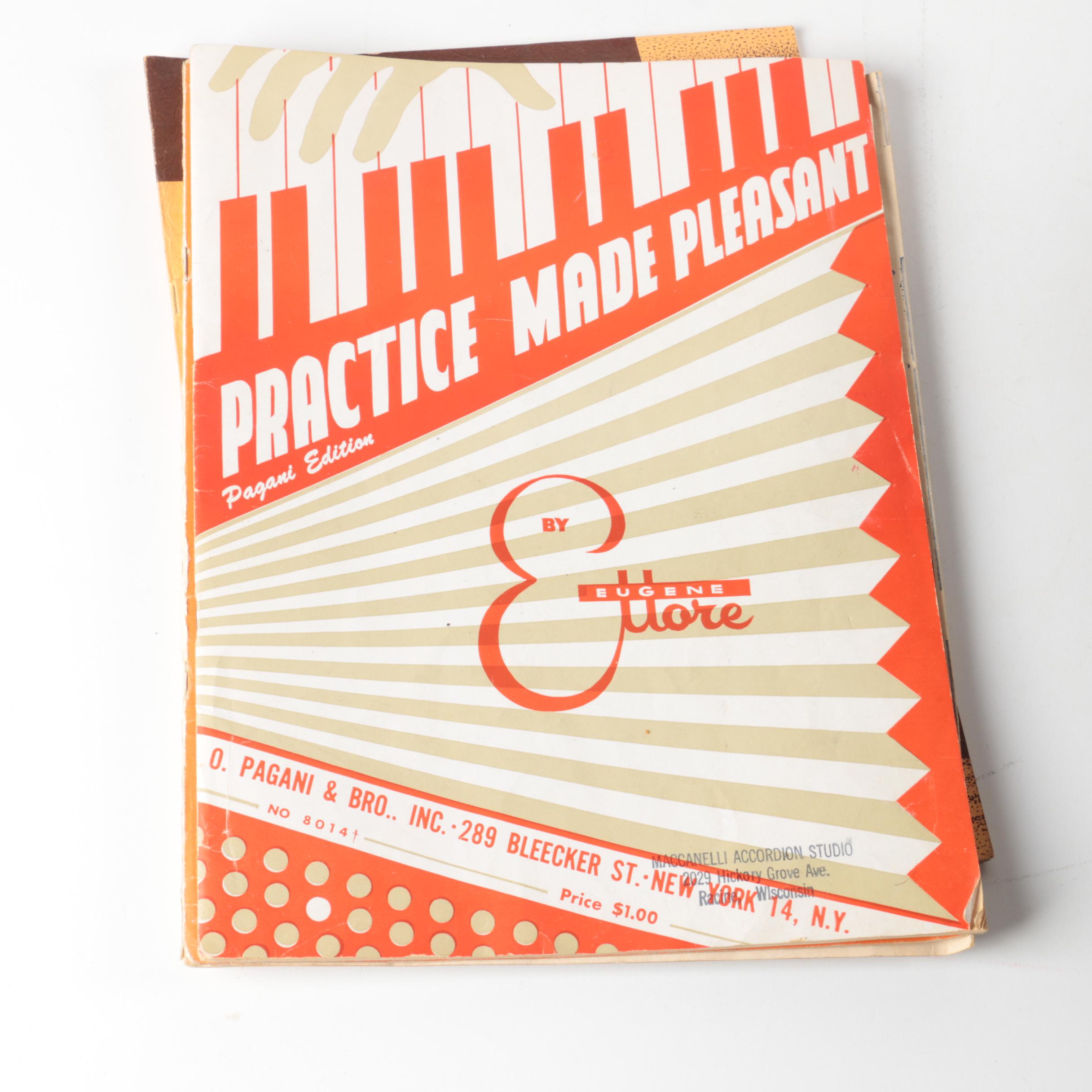 Hohner Concerto II Accordion with Case and Sheet Music