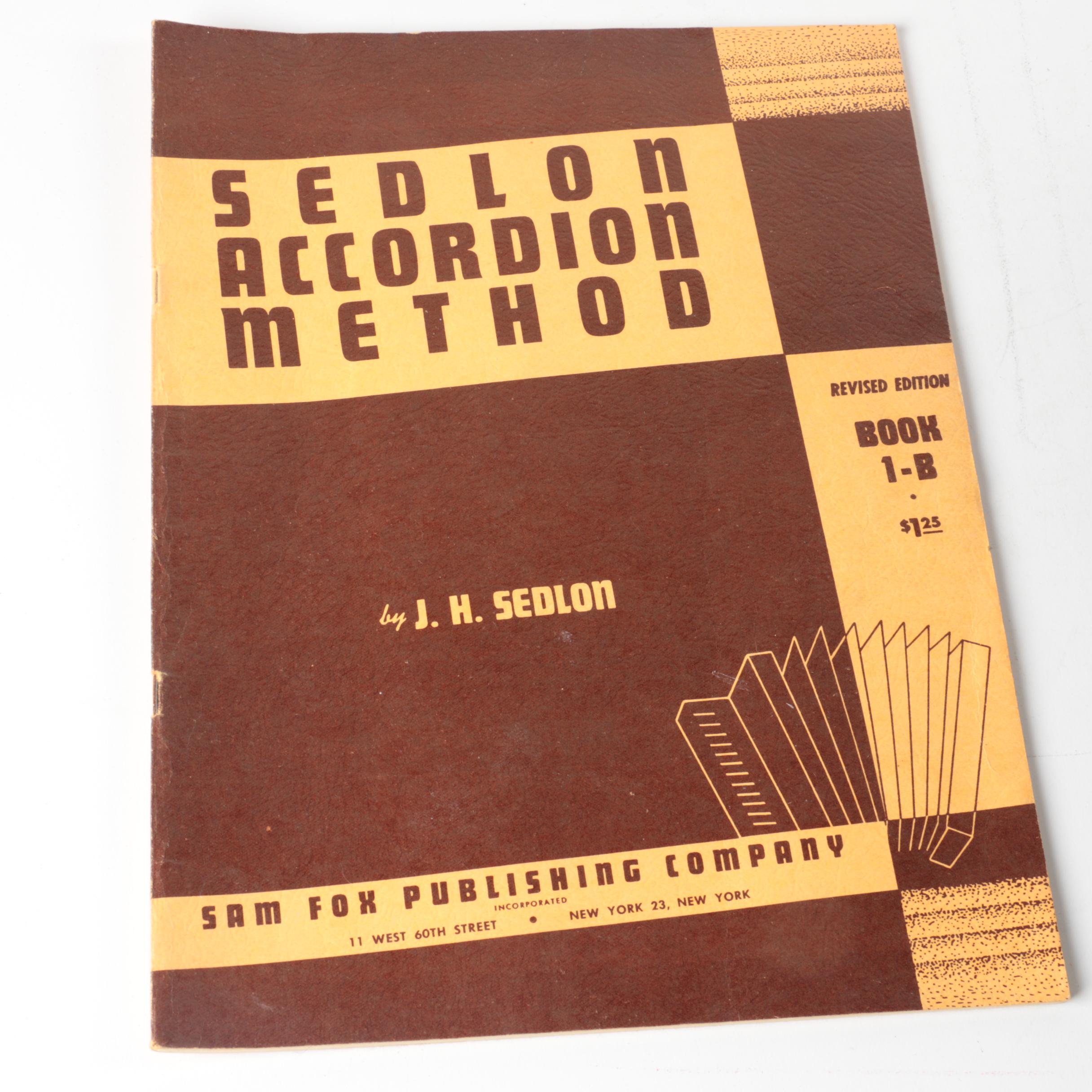 Hohner Concerto II Accordion with Case and Sheet Music