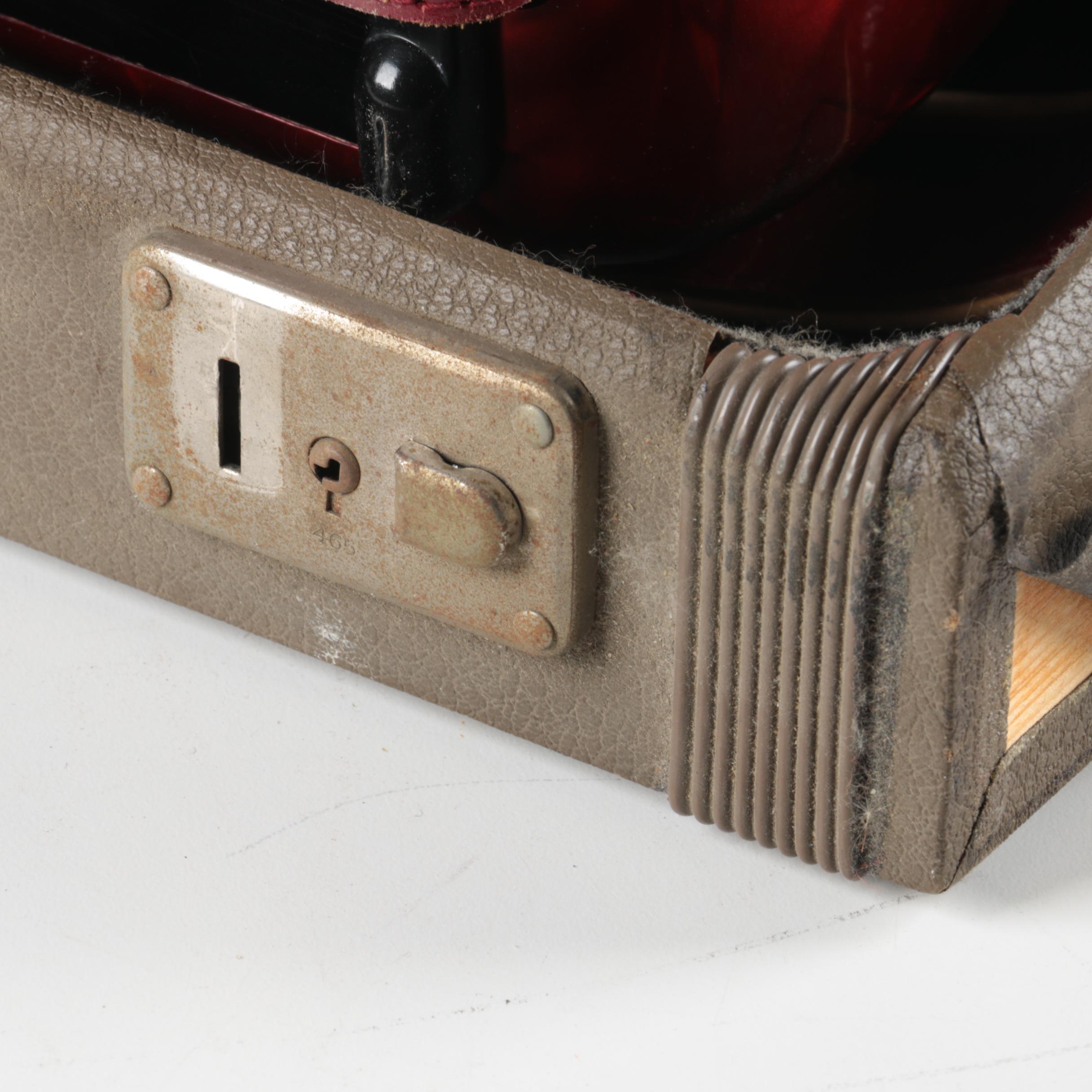 Hohner Concerto II Accordion with Case and Sheet Music