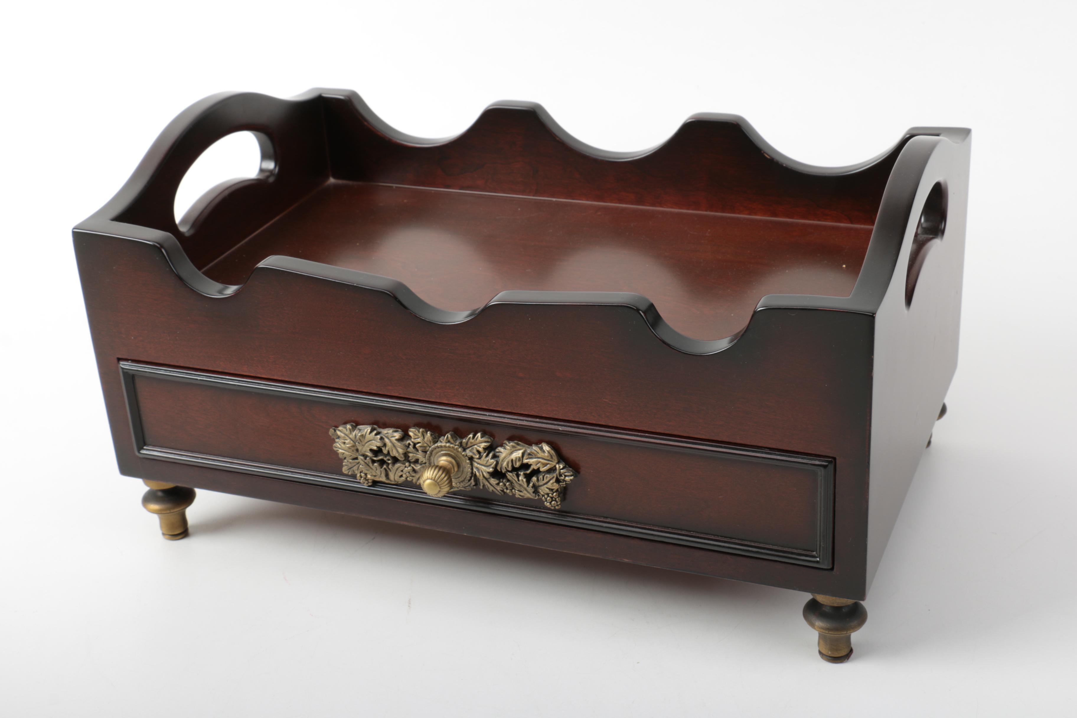 The Bombay Company Wine Bottle Holder and Stoppers