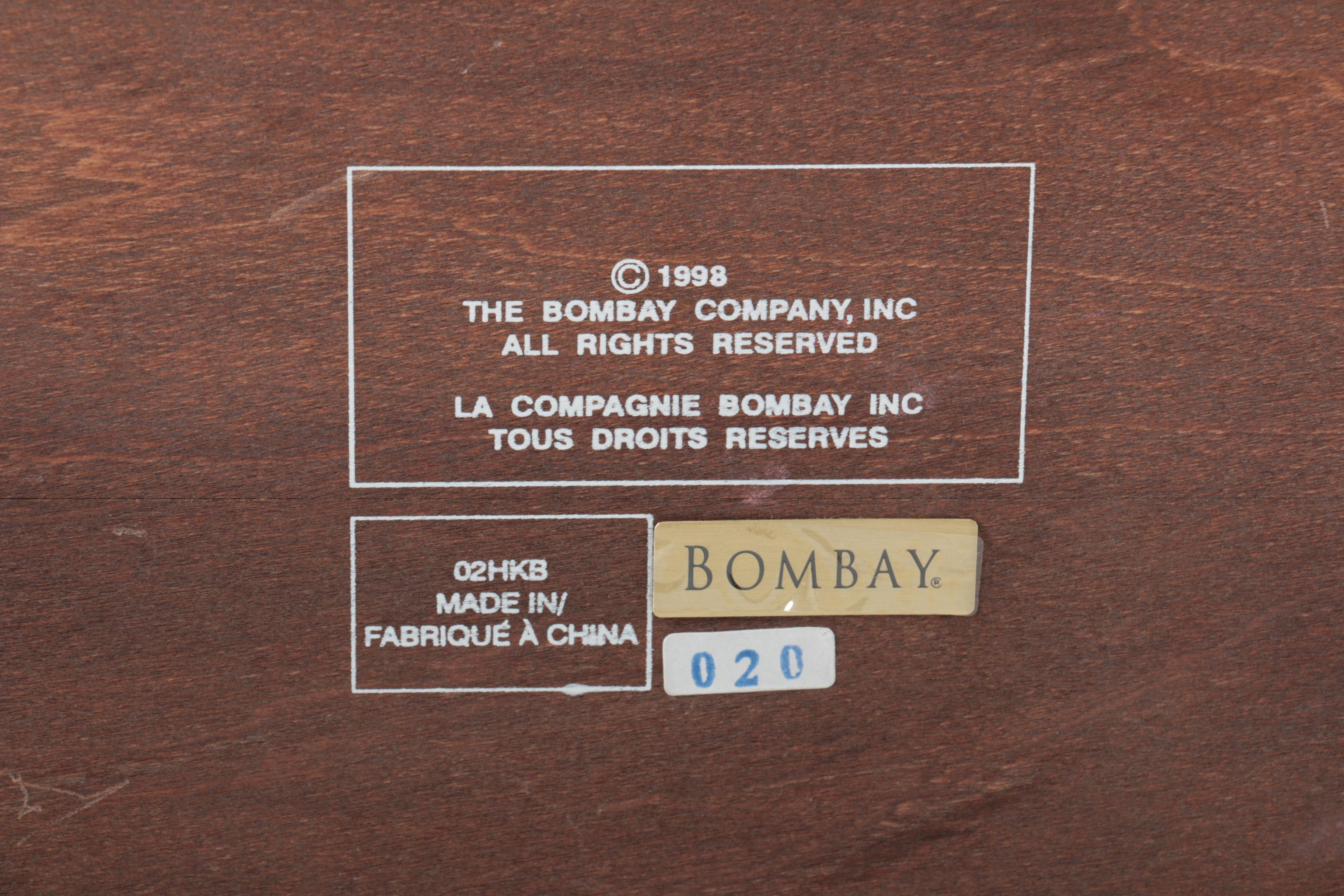 The Bombay Company Wine Bottle Holder and Stoppers