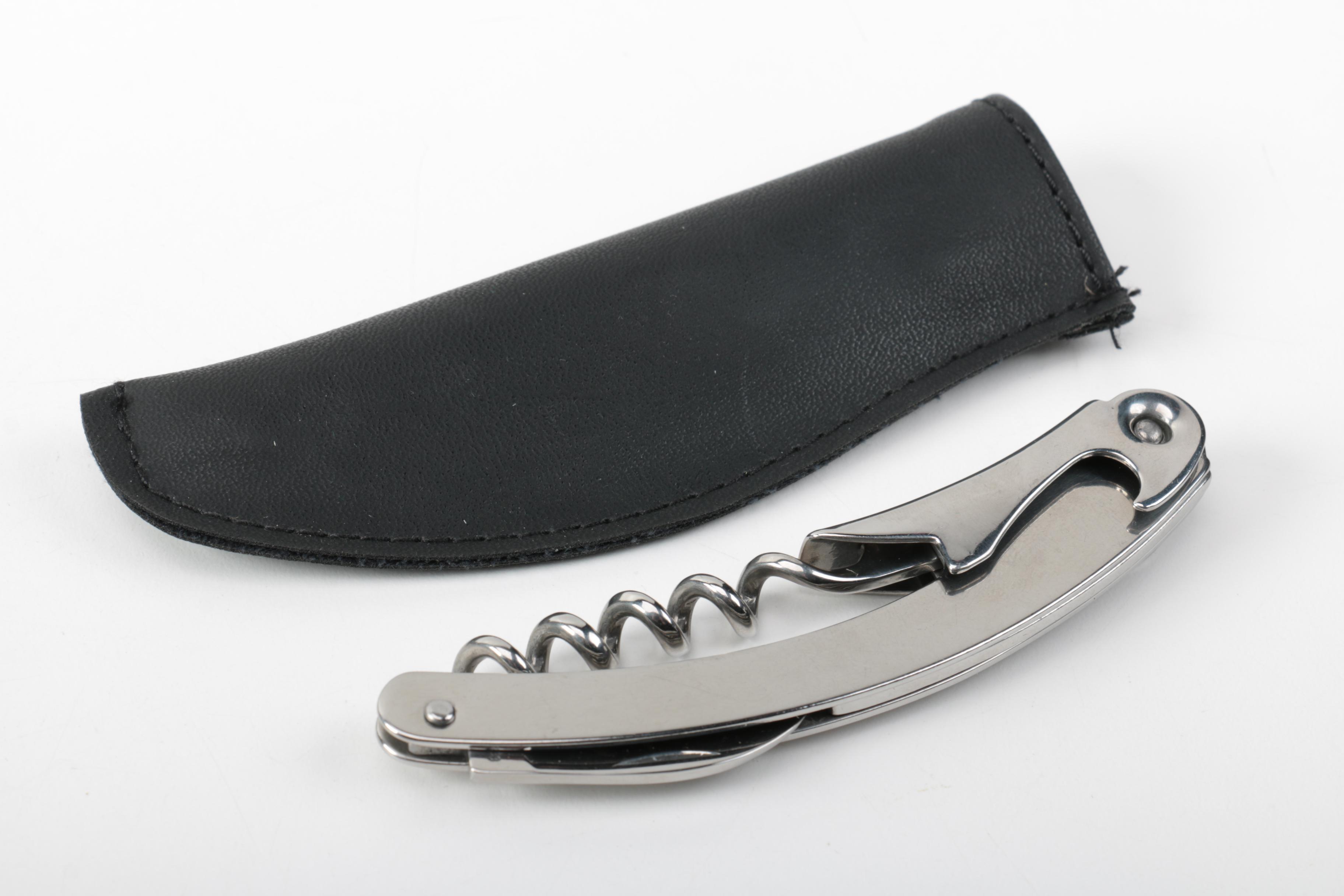 The Bombay Company Wine Bottle Holder and Stoppers