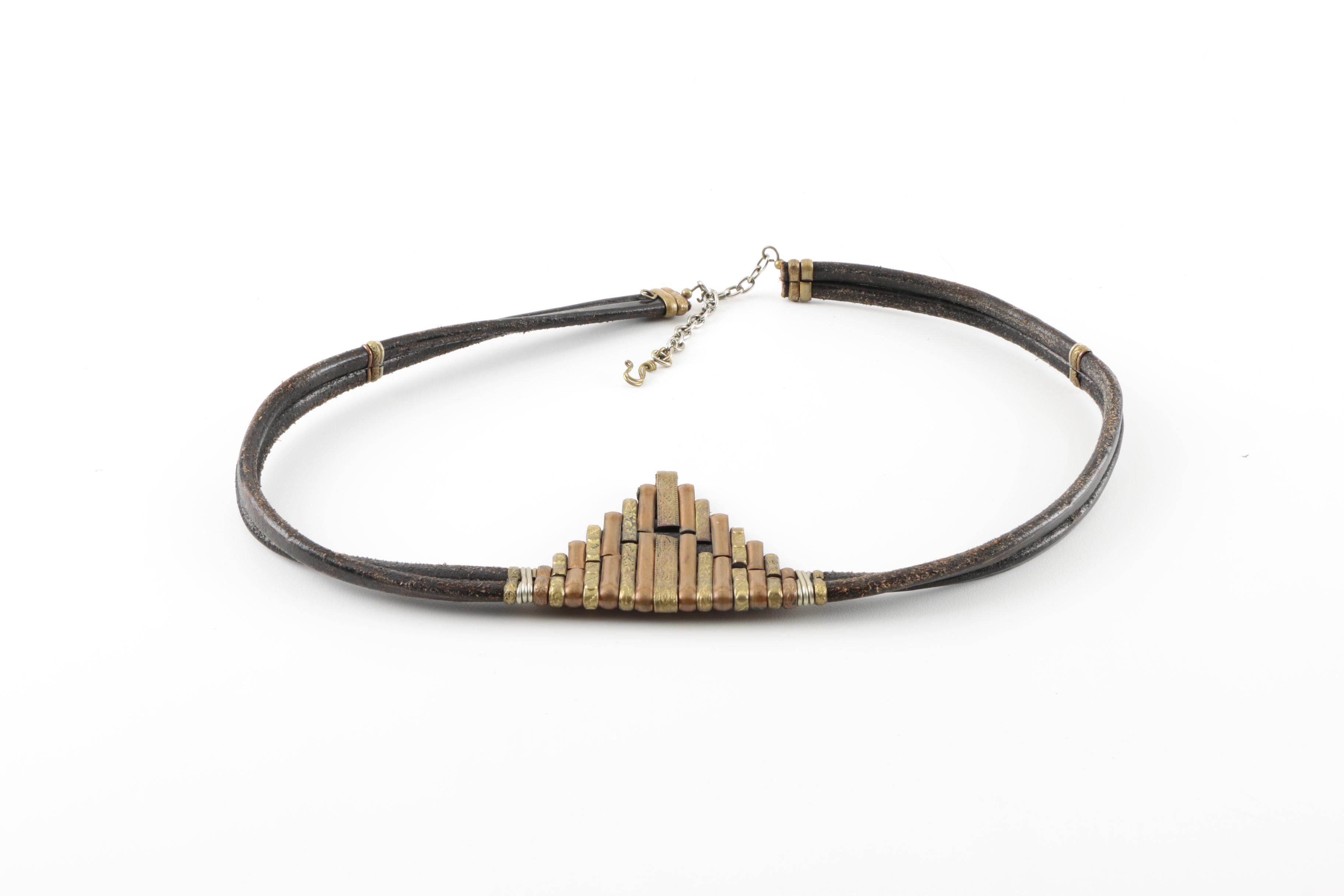 Women's Black and Gold Tone Belts