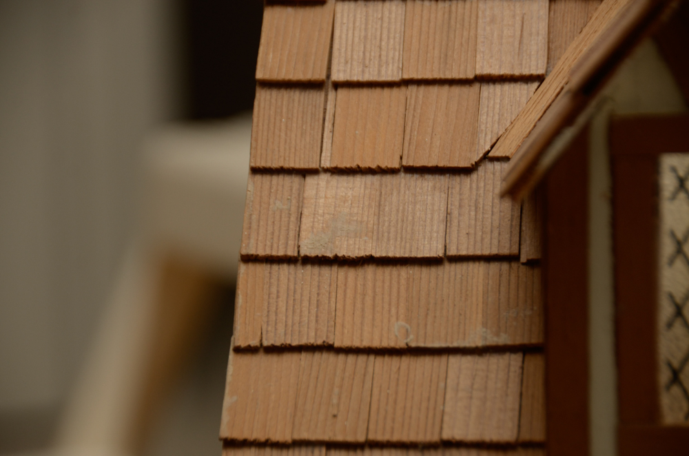 Vintage Craftsman Style Furnished Dollhouse