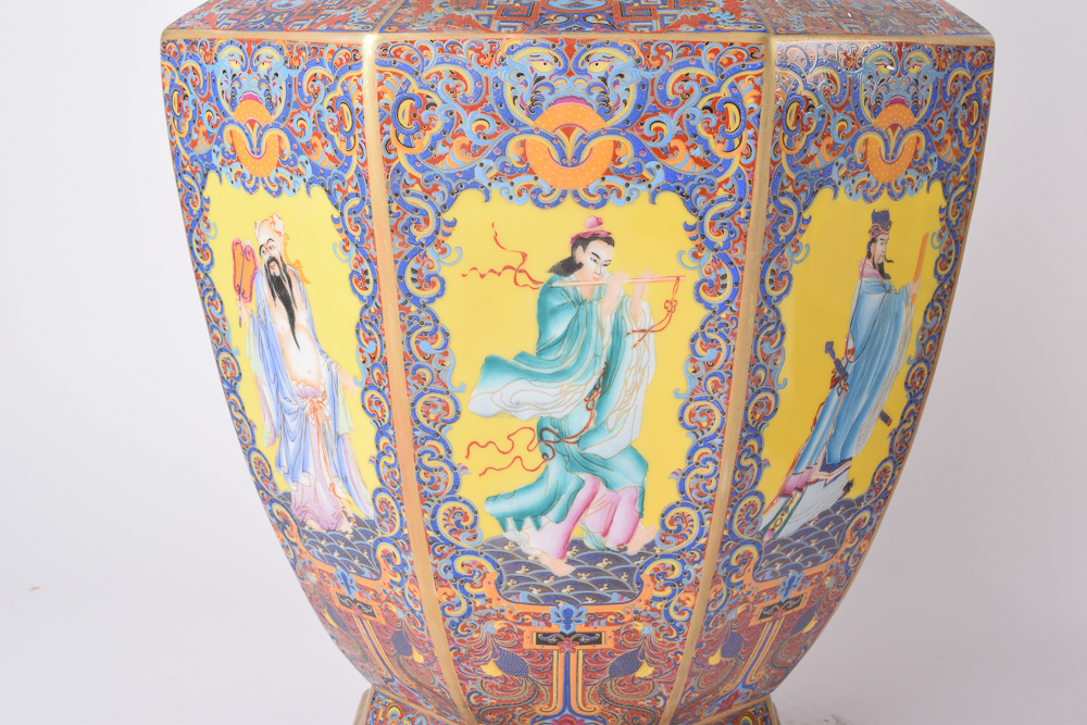 Chinese Ceramic vases with Figural Images