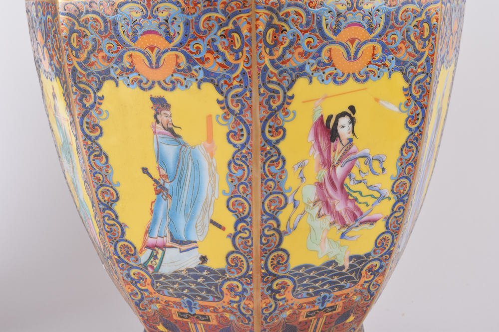Chinese Ceramic vases with Figural Images