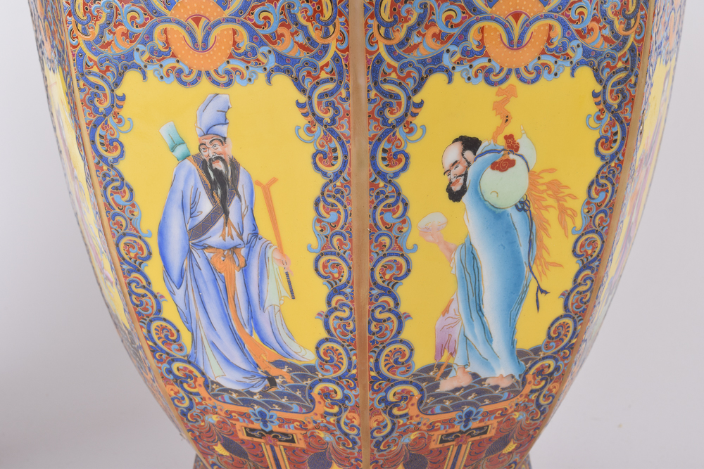 Chinese Ceramic vases with Figural Images