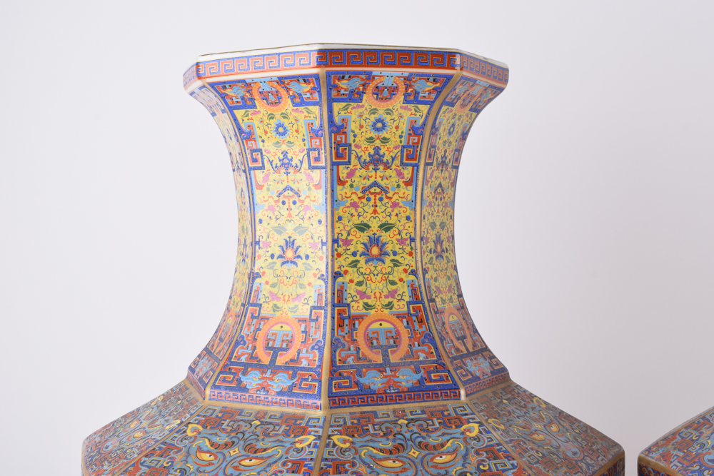 Chinese Ceramic vases with Figural Images