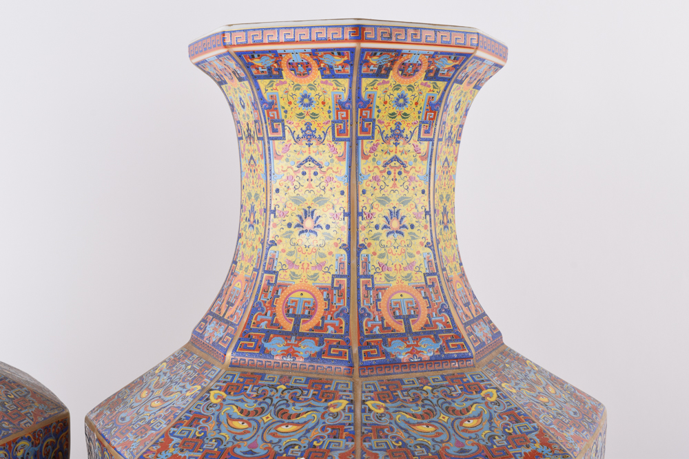 Chinese Ceramic vases with Figural Images