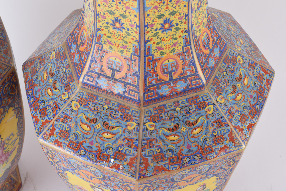 Chinese Ceramic vases with Figural Images