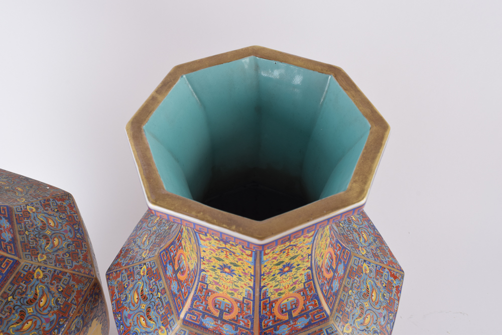 Chinese Ceramic vases with Figural Images