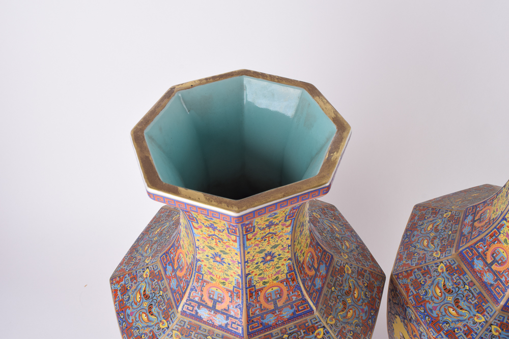 Chinese Ceramic vases with Figural Images