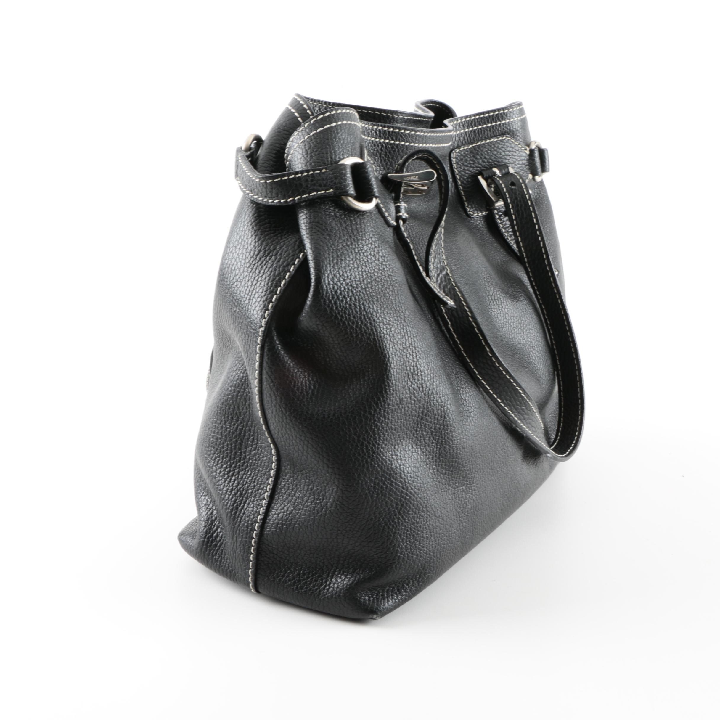 Prada Pebble Grained Leather Handbag