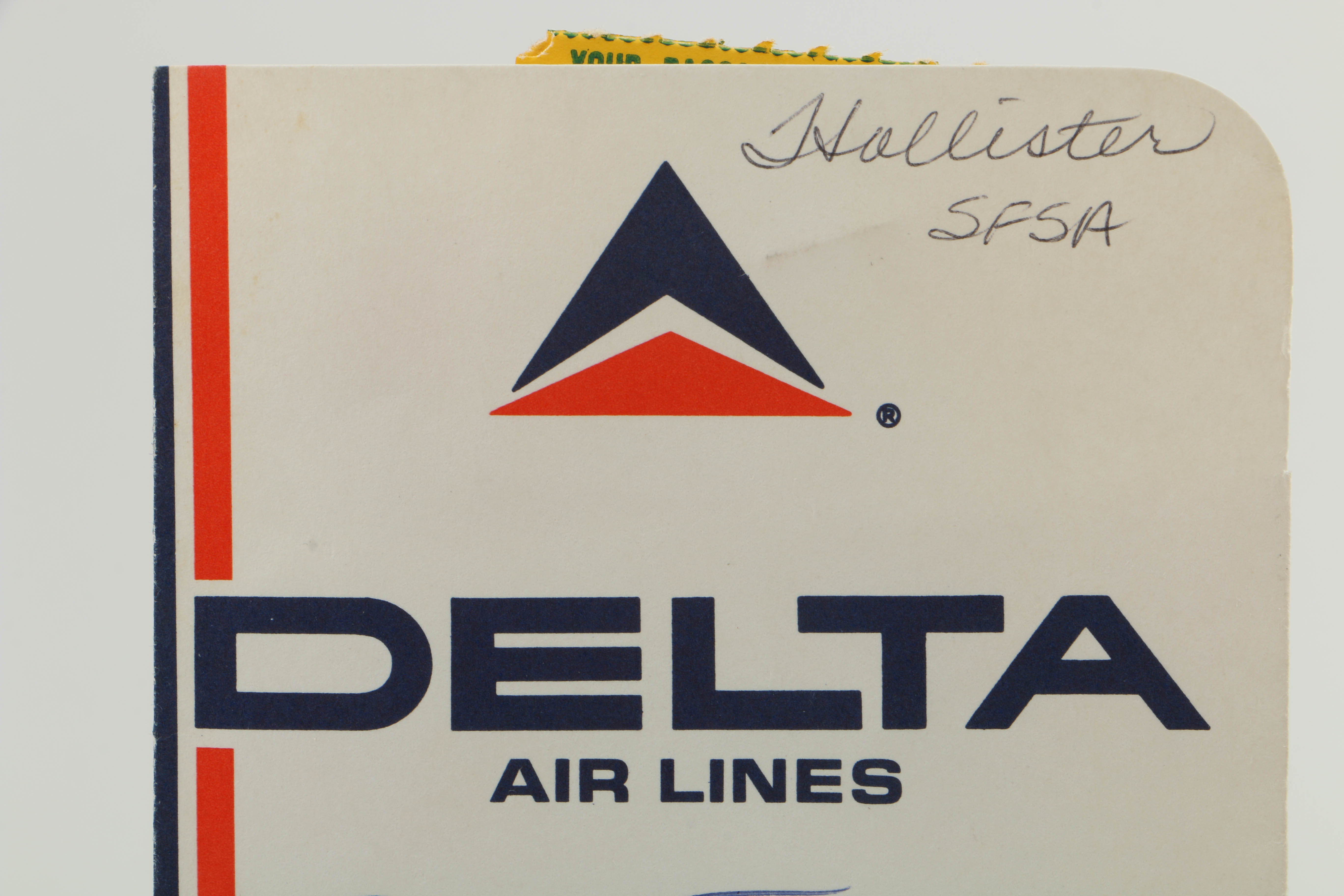 Muhammad Ali 1977 Autograph on Delta Airlines Ticket