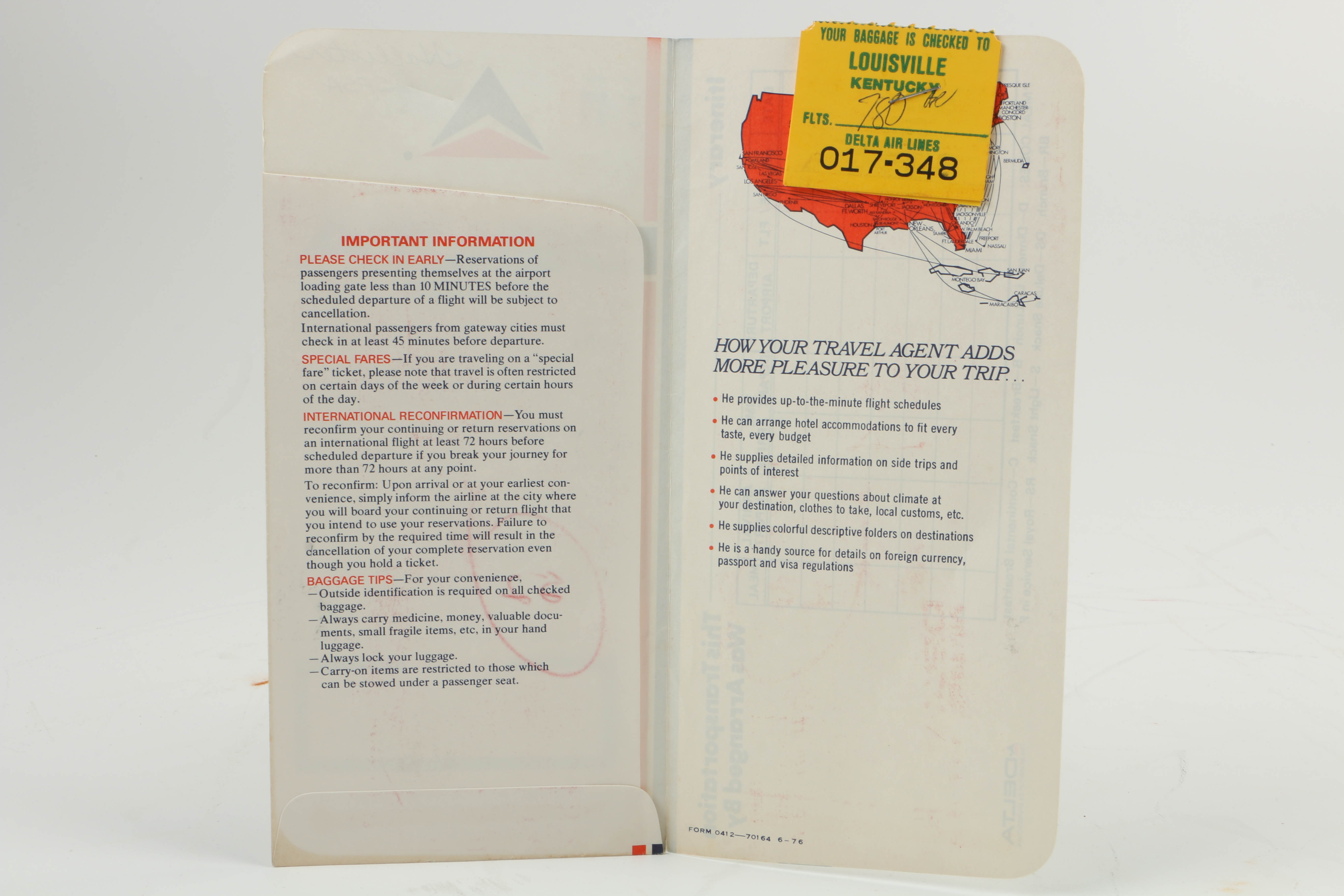 Muhammad Ali 1977 Autograph on Delta Airlines Ticket