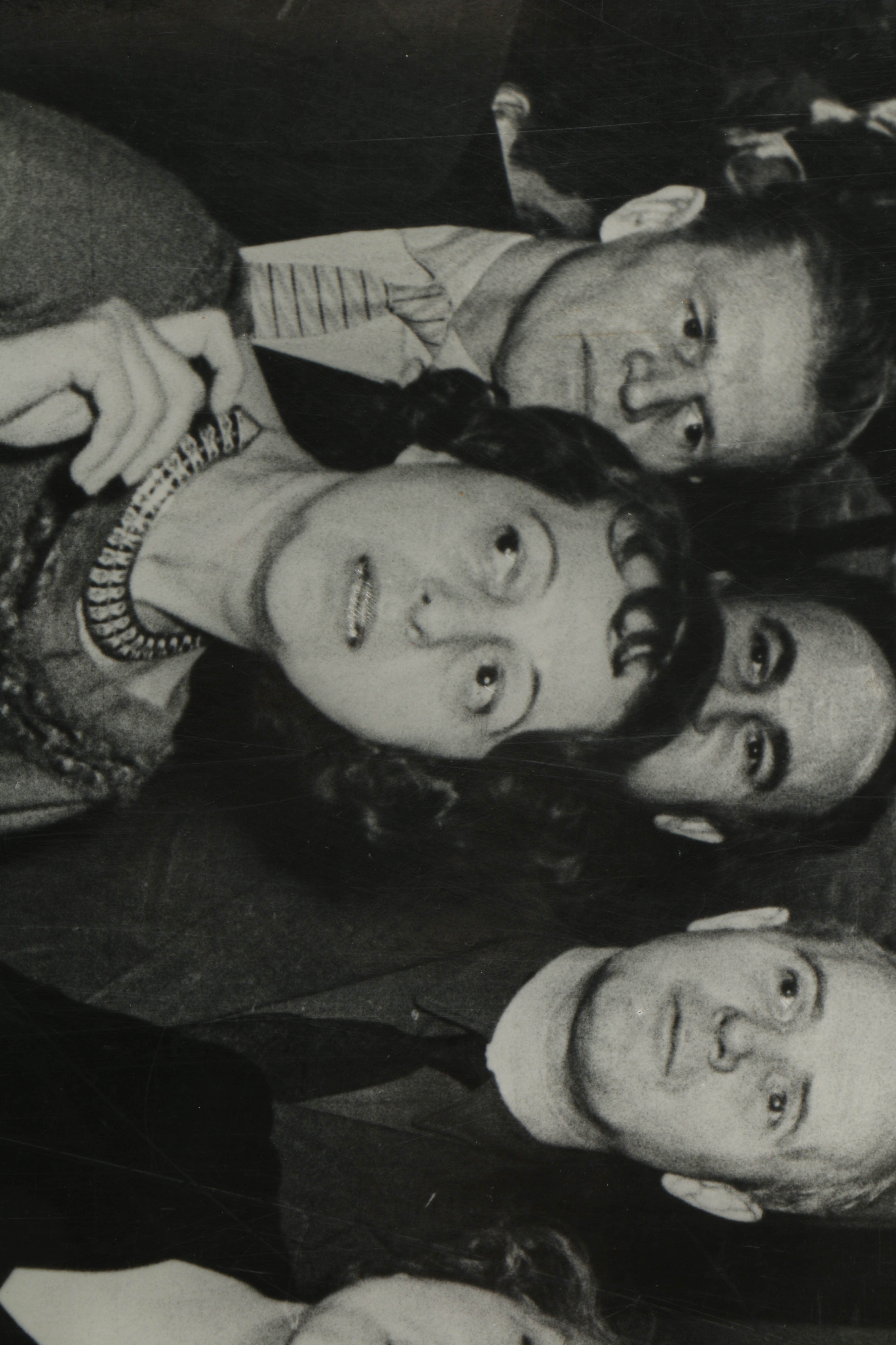 Black and White Photo of 1949 Peace Congress with Picasso and  Herbert Marshall