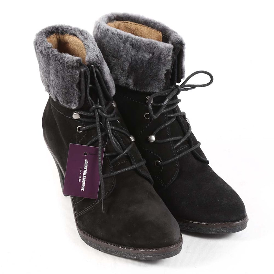 Johnston & Murphy Jasmine Suede Booties