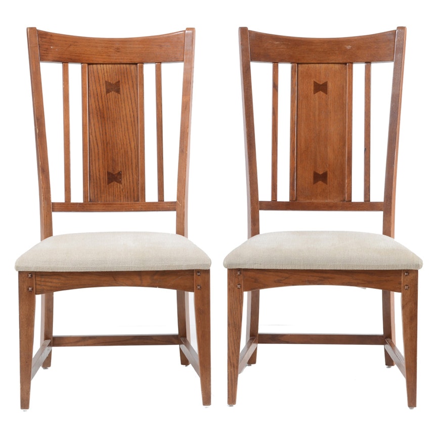 Pairing of Mission Style Side Chairs