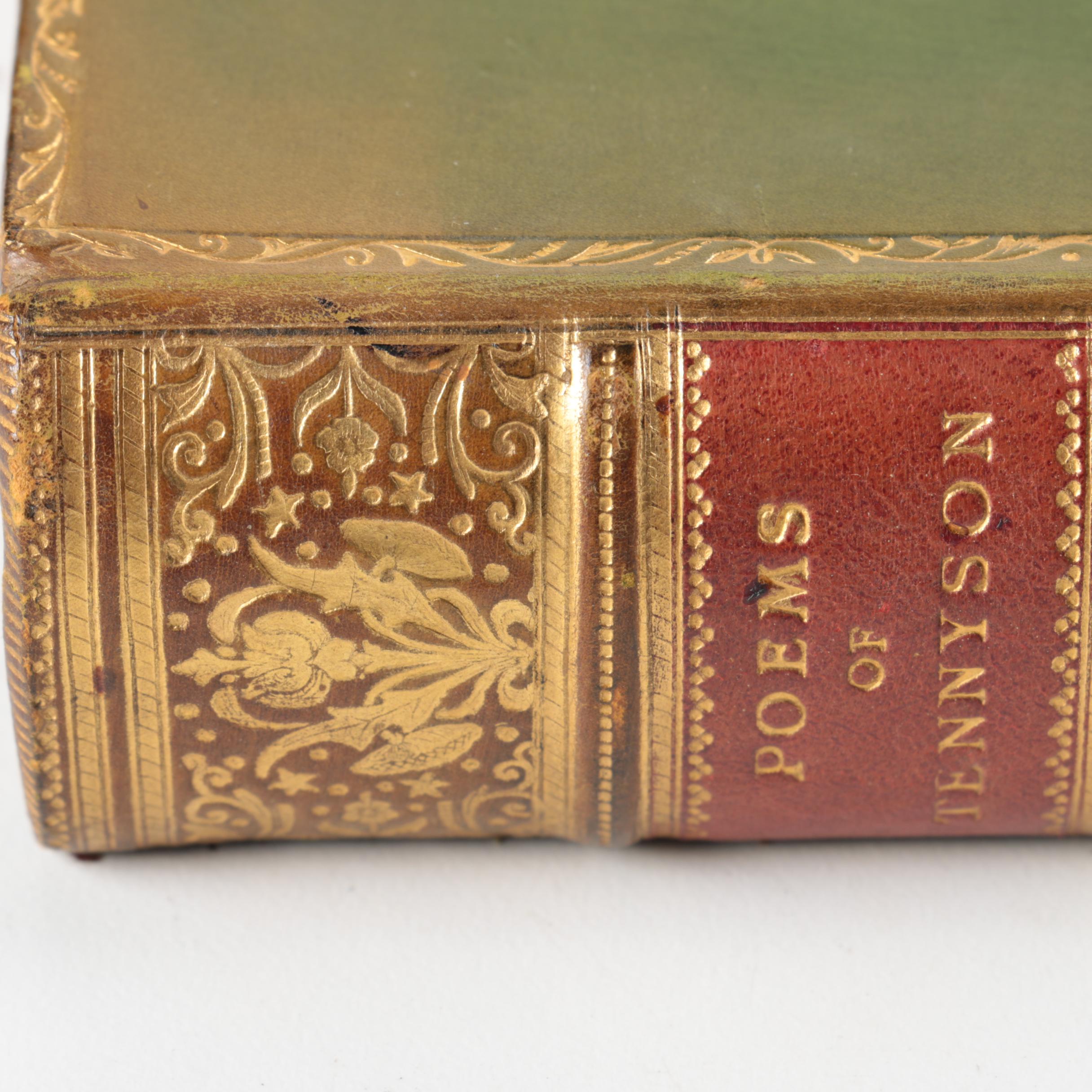 "Poems of Tennyson" and "Hayden's Dictionary of Dates"