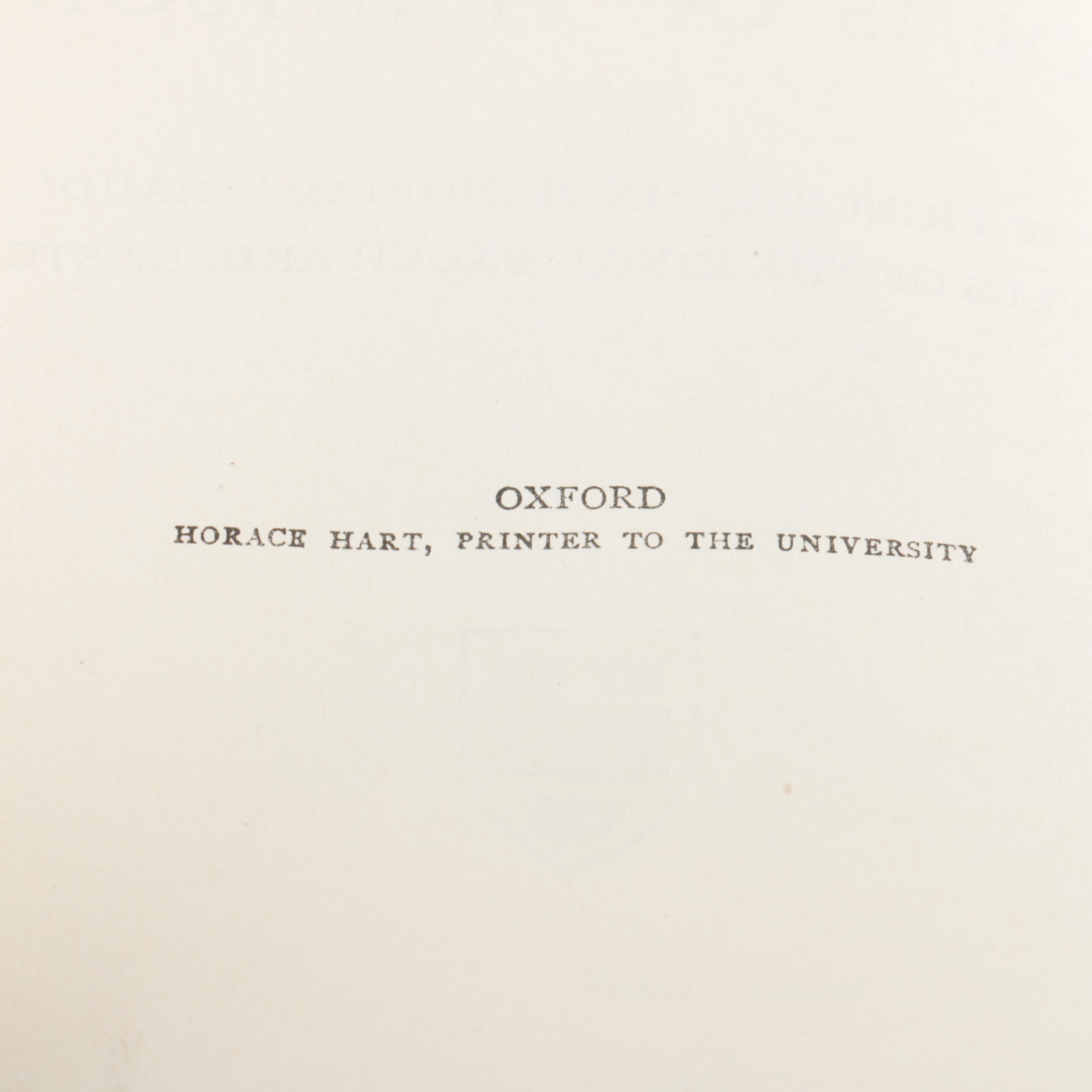 "Poems of Tennyson" and "Hayden's Dictionary of Dates"