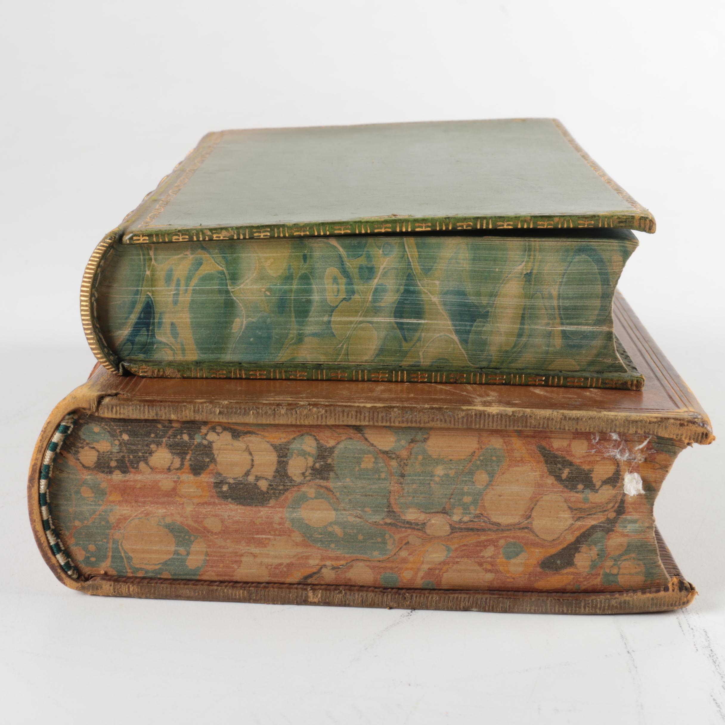 "Poems of Tennyson" and "Hayden's Dictionary of Dates"