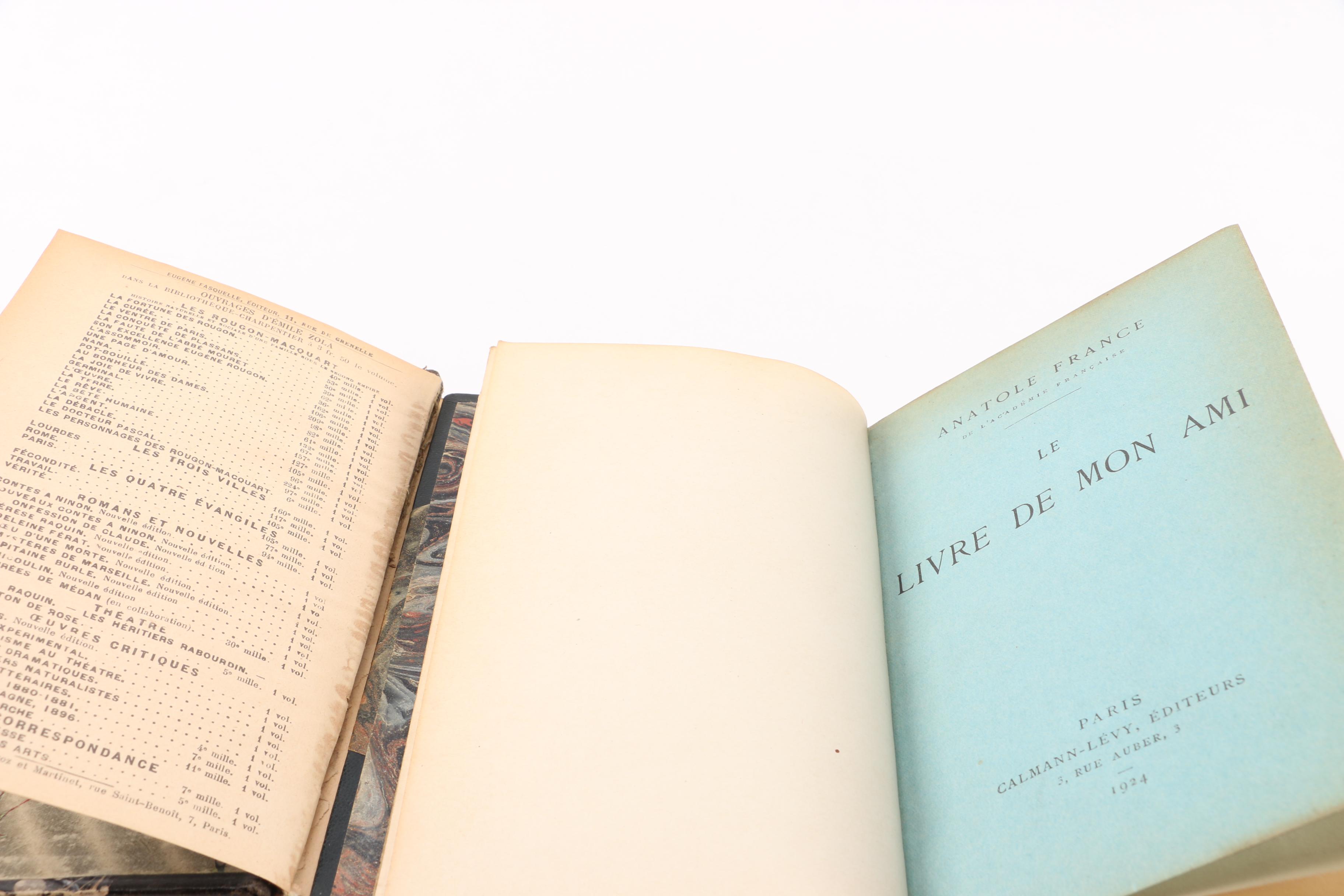 Vintage and Antique French-Language Books