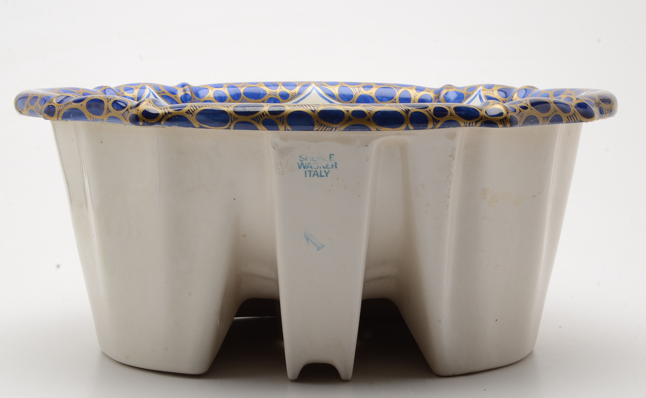 Sherle Wagner Hand Painted Italian Chinoiserie Porcelain Sink