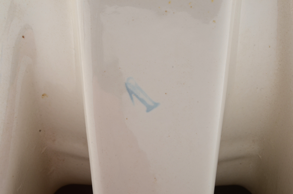 Sherle Wagner Hand Painted Italian Chinoiserie Porcelain Sink