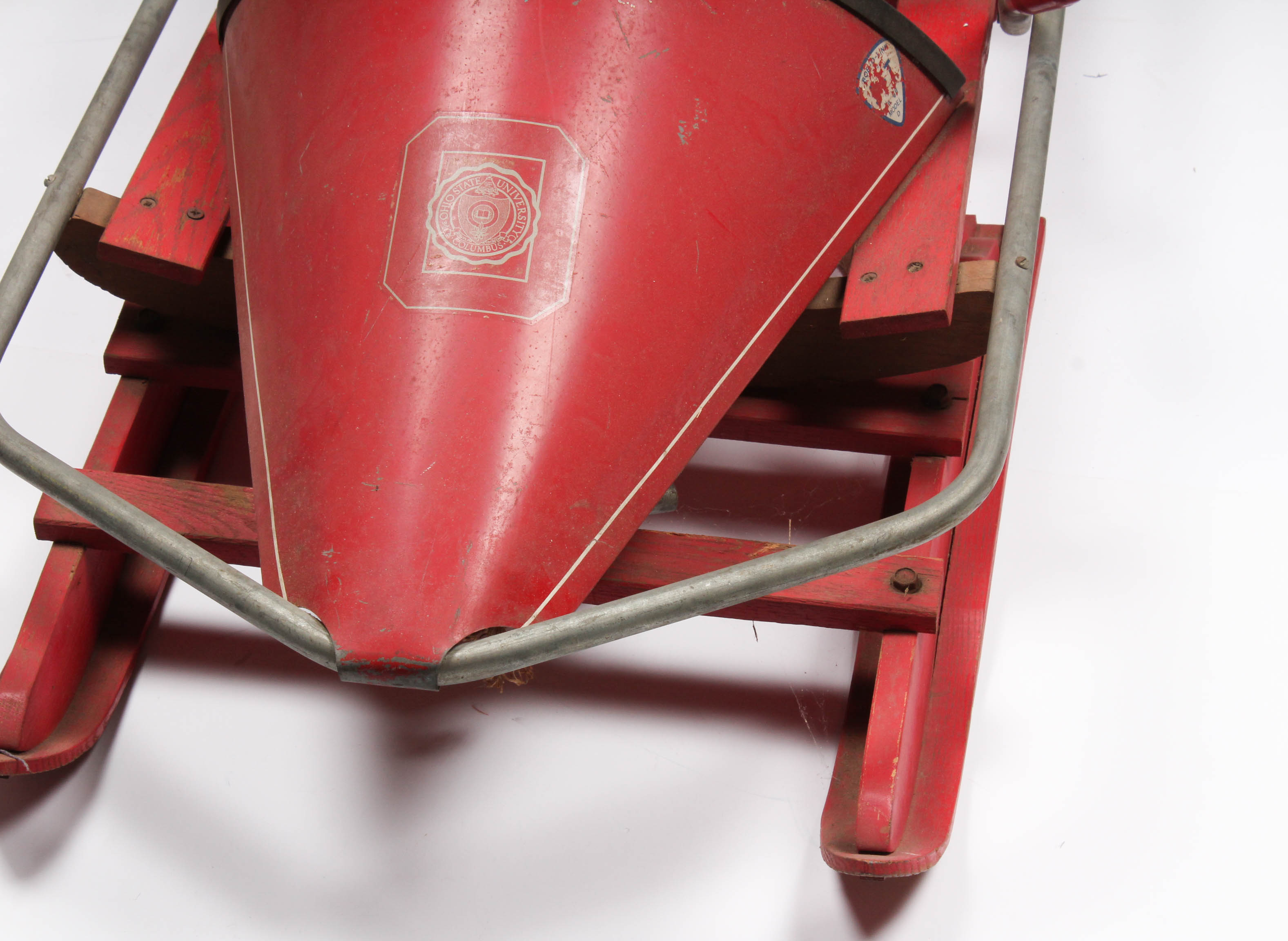 Vintage Circa 1940s Bob-O-Link Ohio State University Bobsled