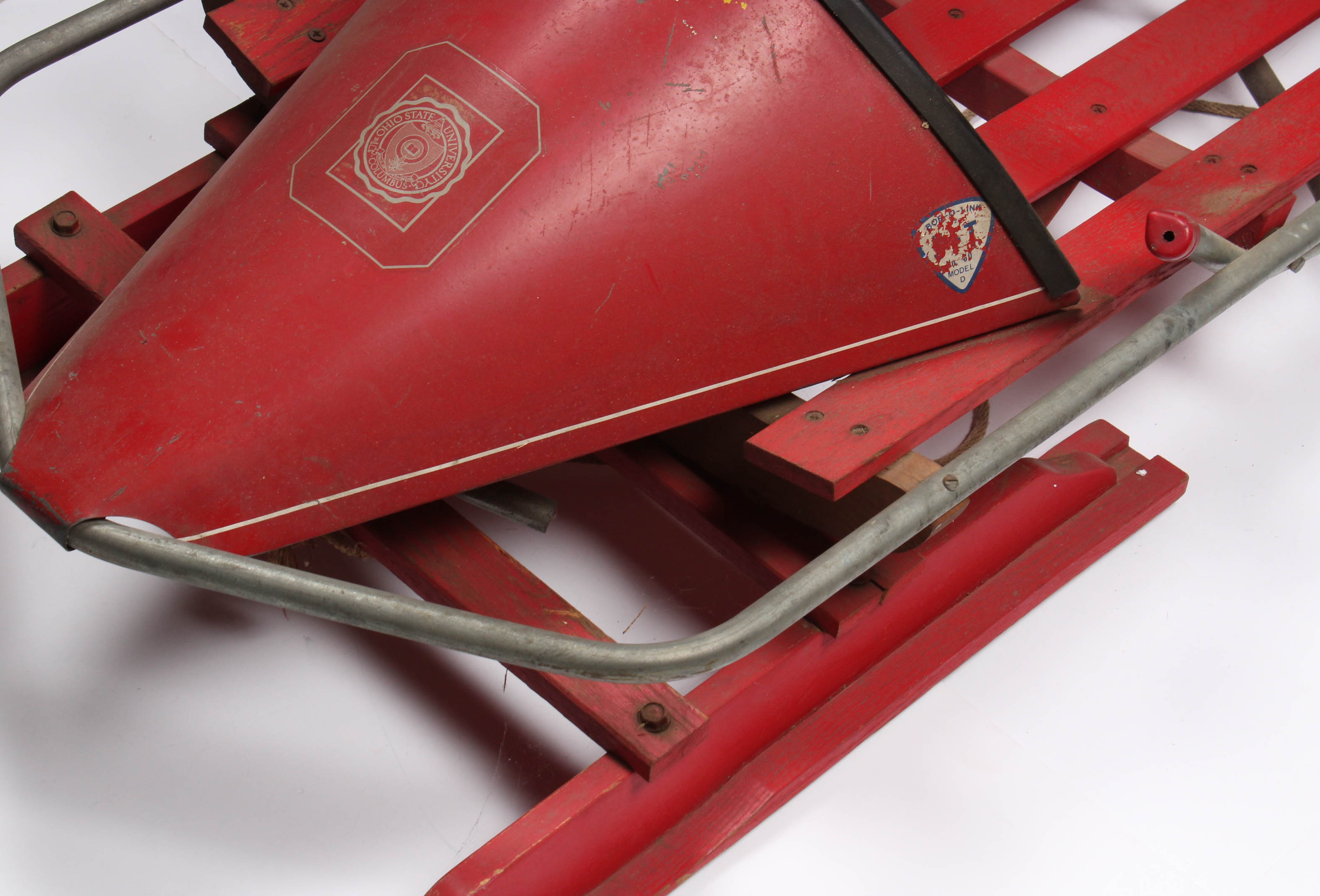 Vintage Circa 1940s Bob-O-Link Ohio State University Bobsled